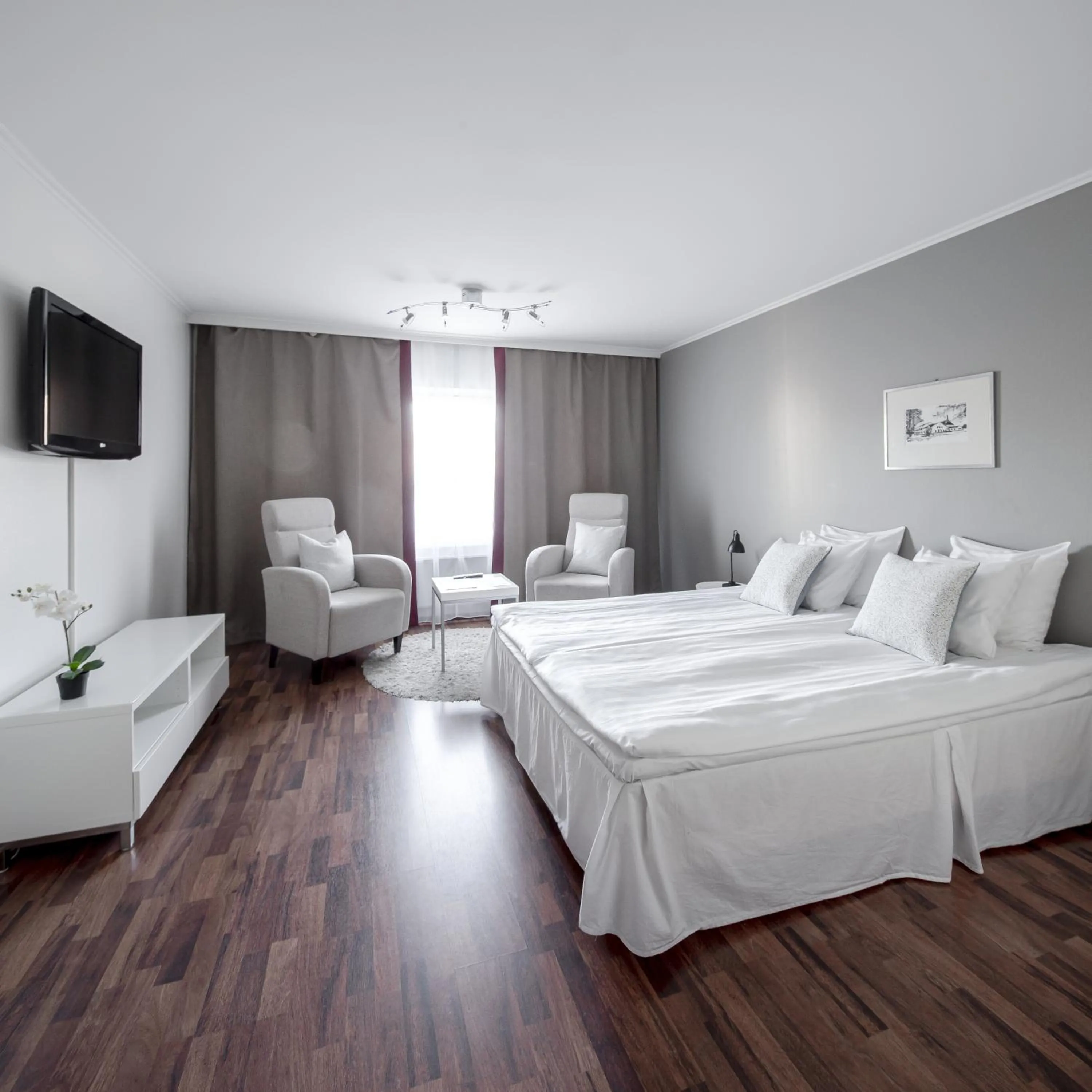 Bed in Hotel Seurahuone Riihimäki