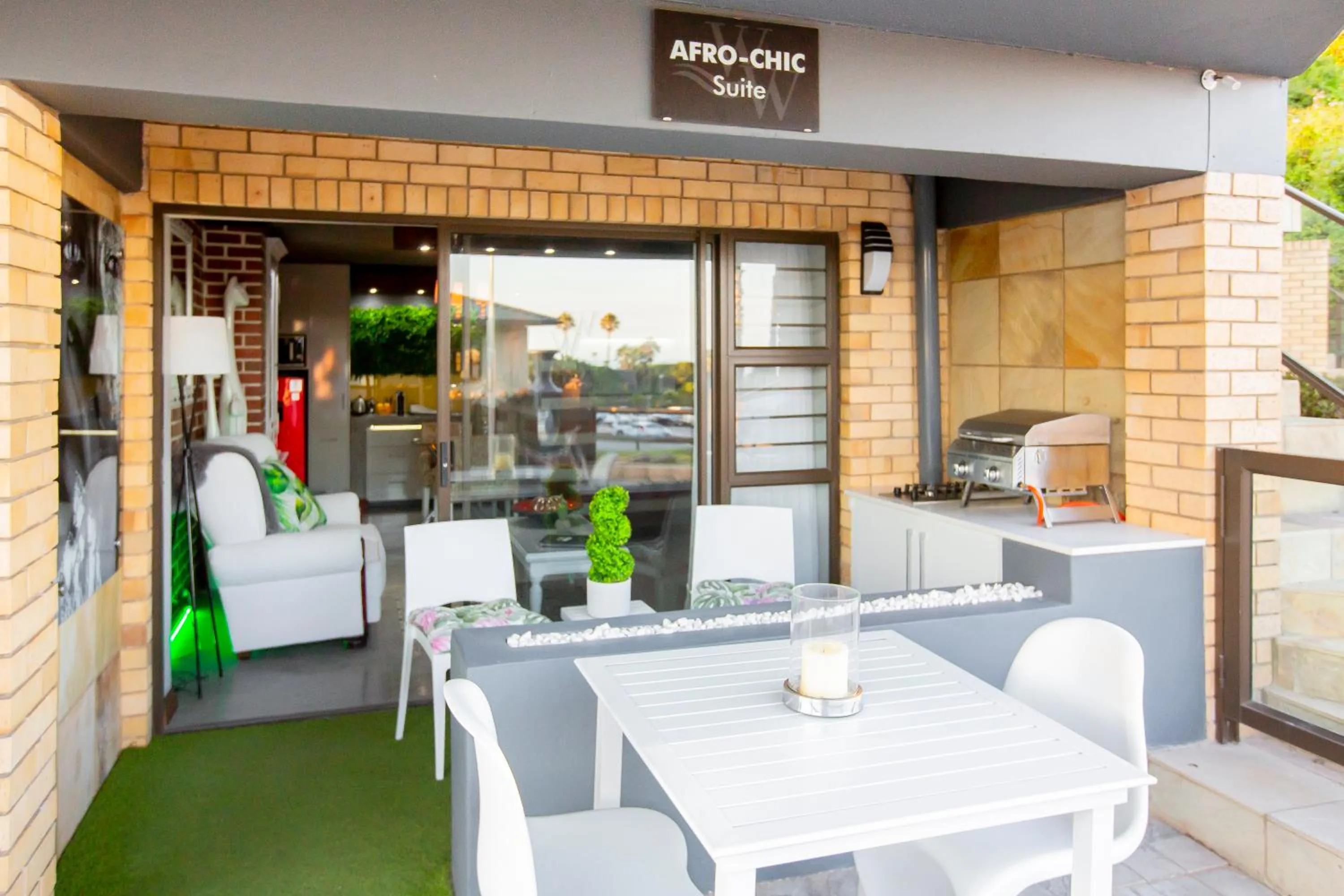 Patio in Wilderness Waters Boutique Suites - Adults Only