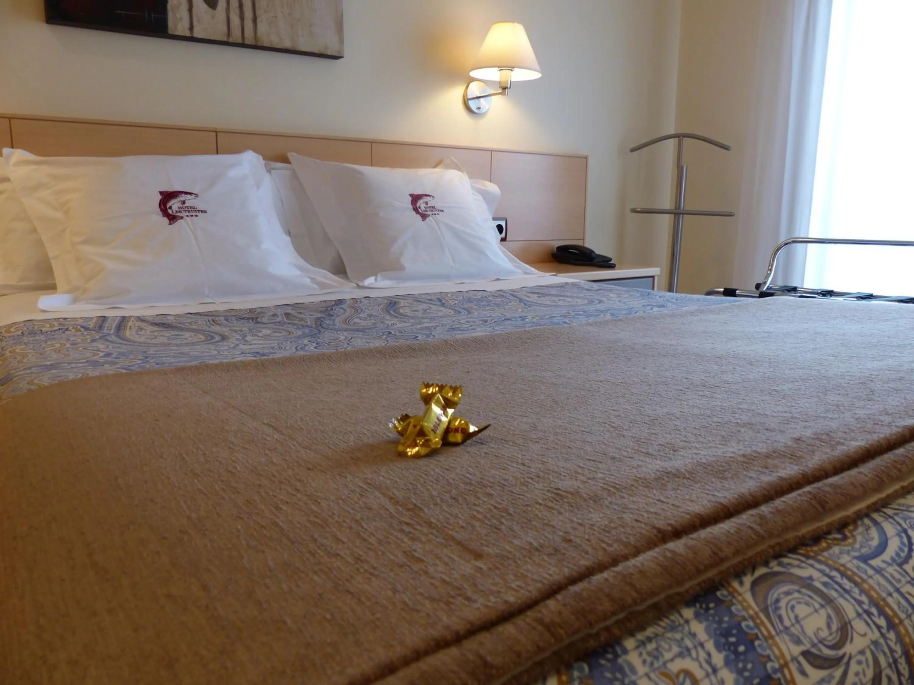 Bed in Hotel Les Truites Adults only