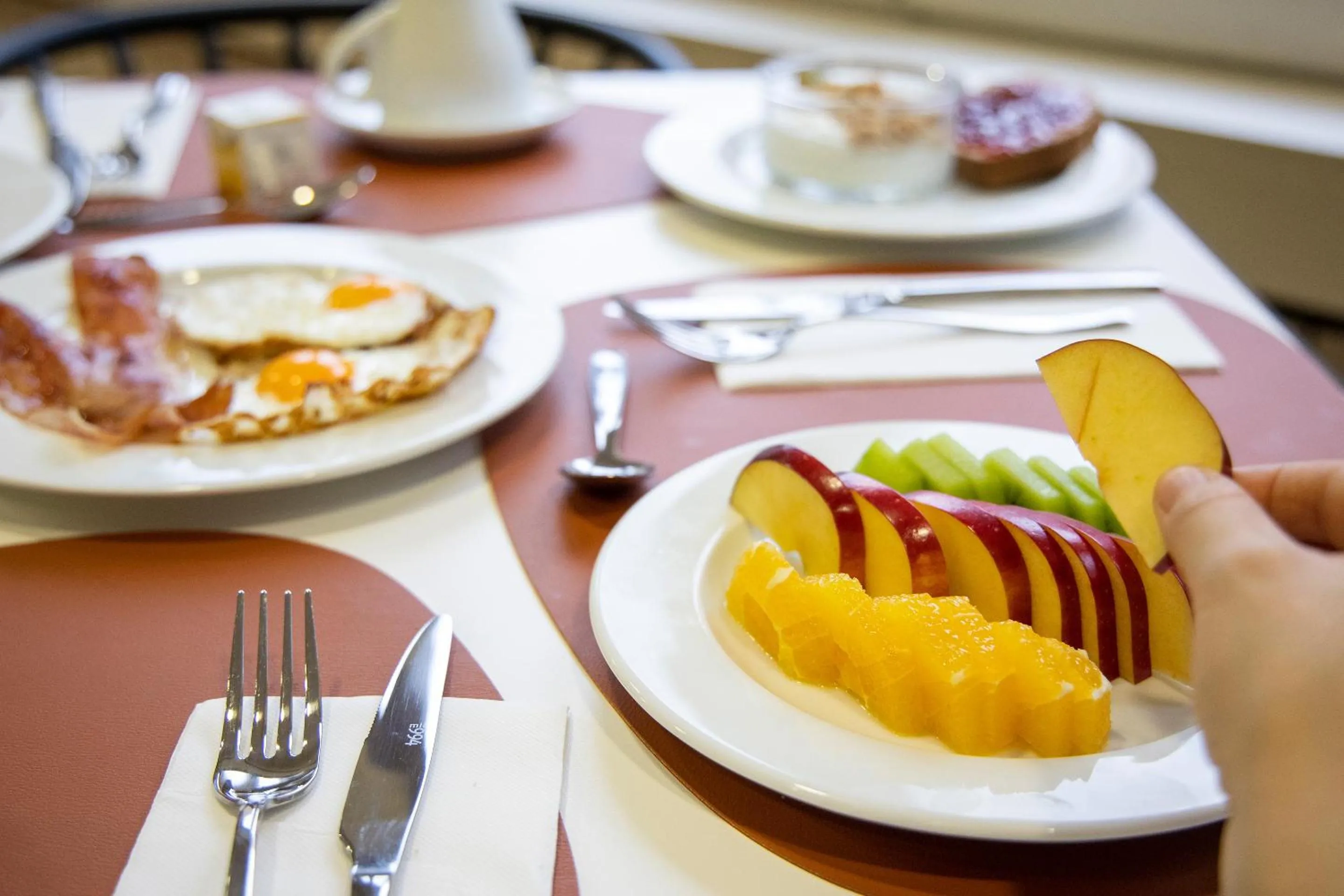 Buffet breakfast in Hotel Oros by Nexta