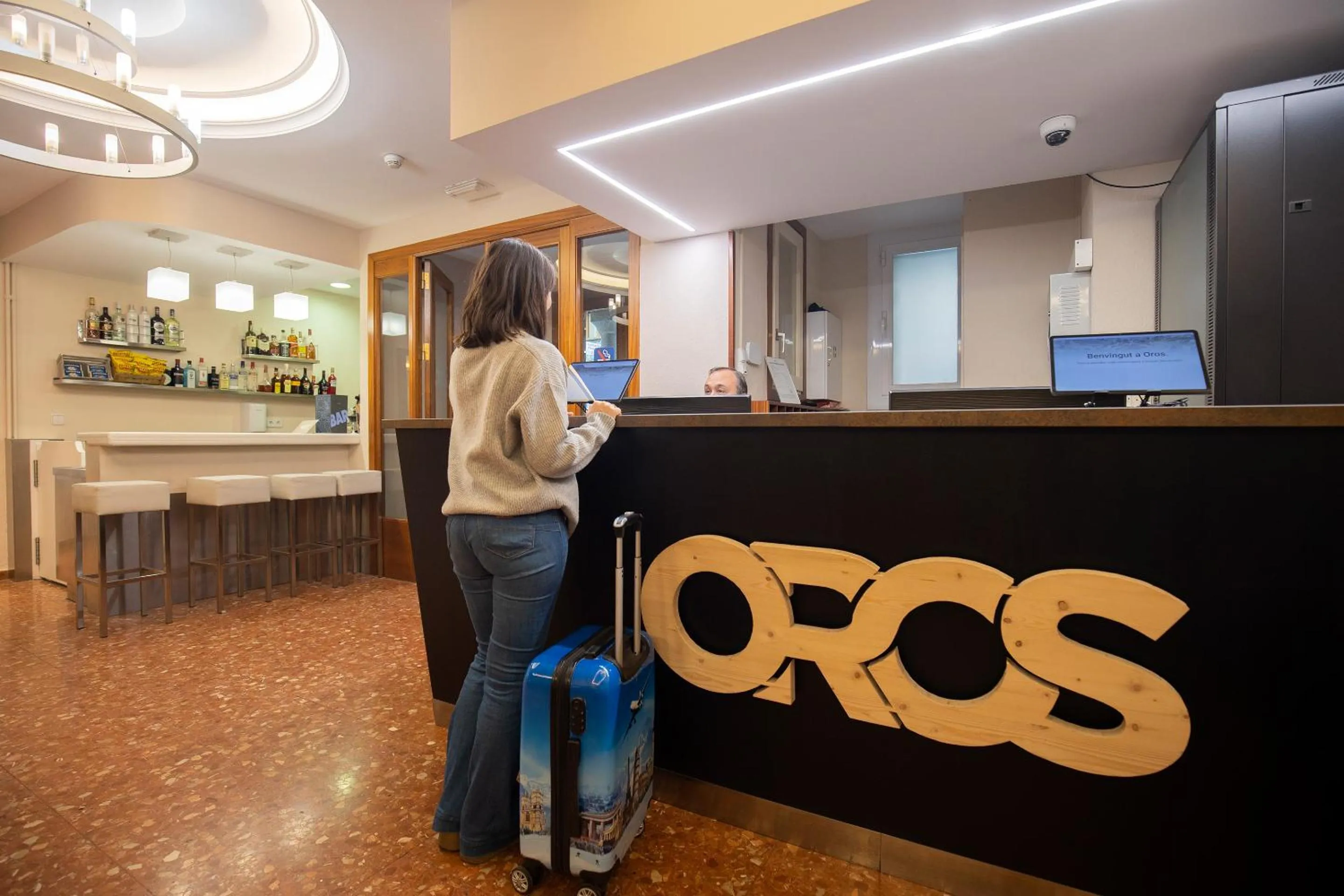 Lobby or reception in Hotel Oros by Nexta