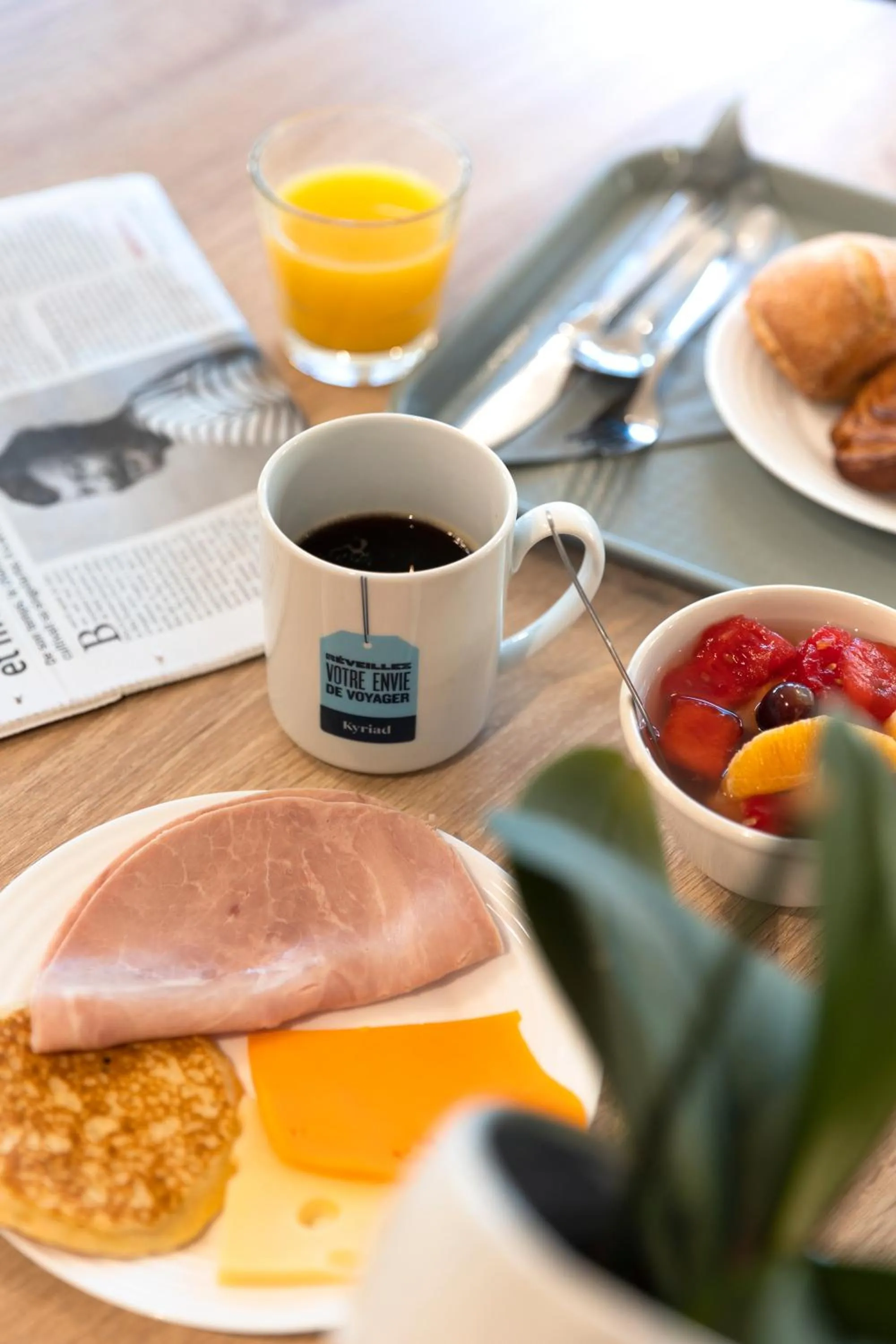 Breakfast in Kyriad Chateauroux