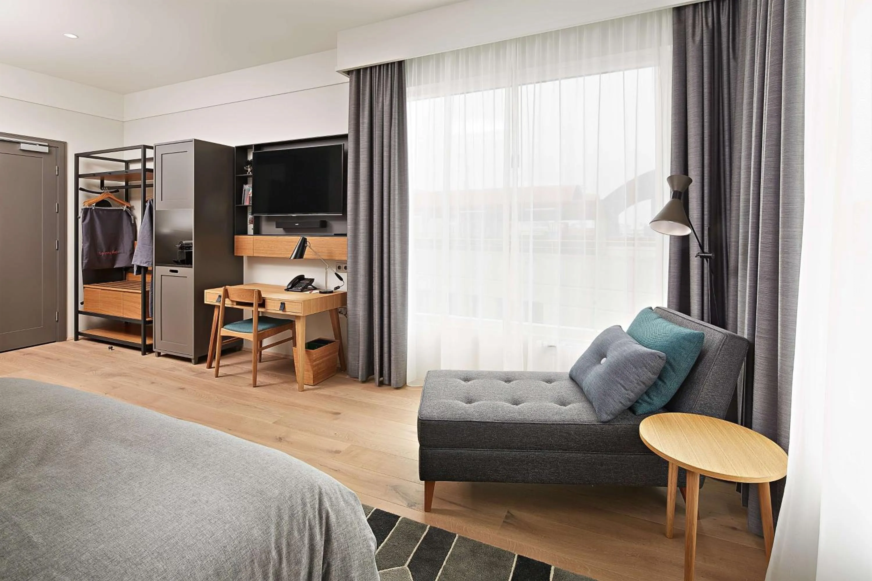 Bedroom, Bed in Canopy by Hilton Reykjavik City Centre