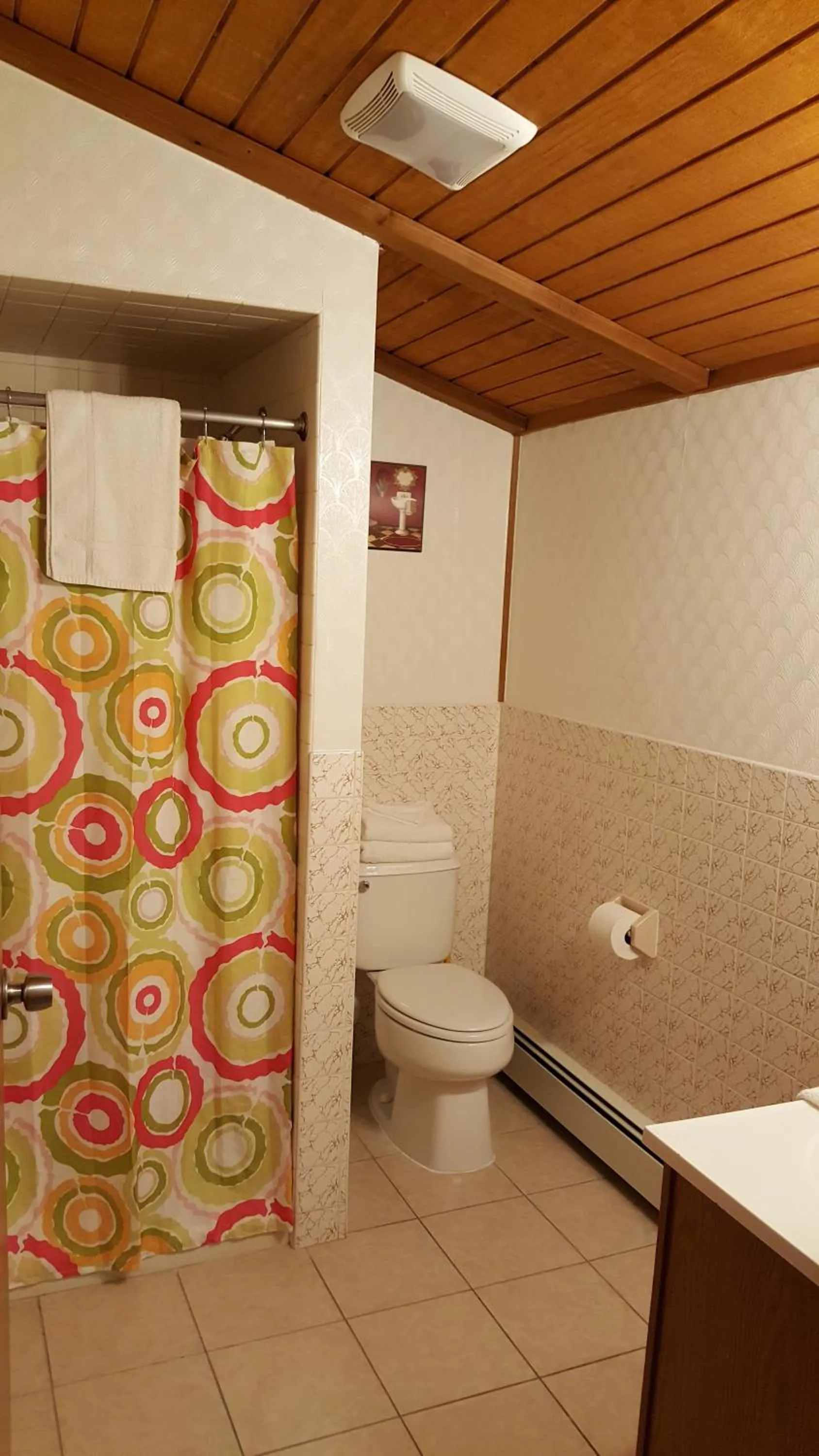 Bathroom in Atlantic Motel