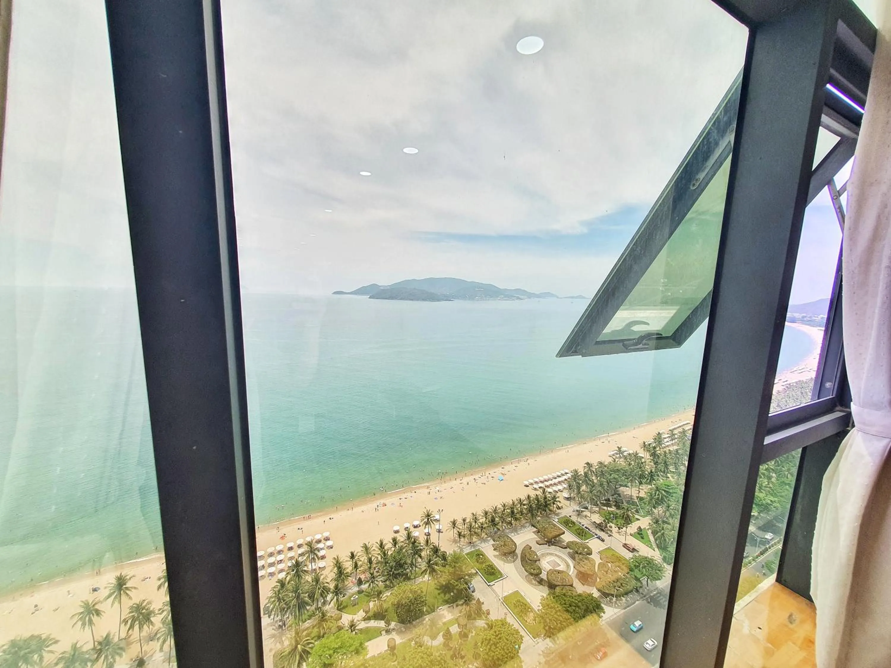 Sea view in Gold Ocean Apartment Nha Trang