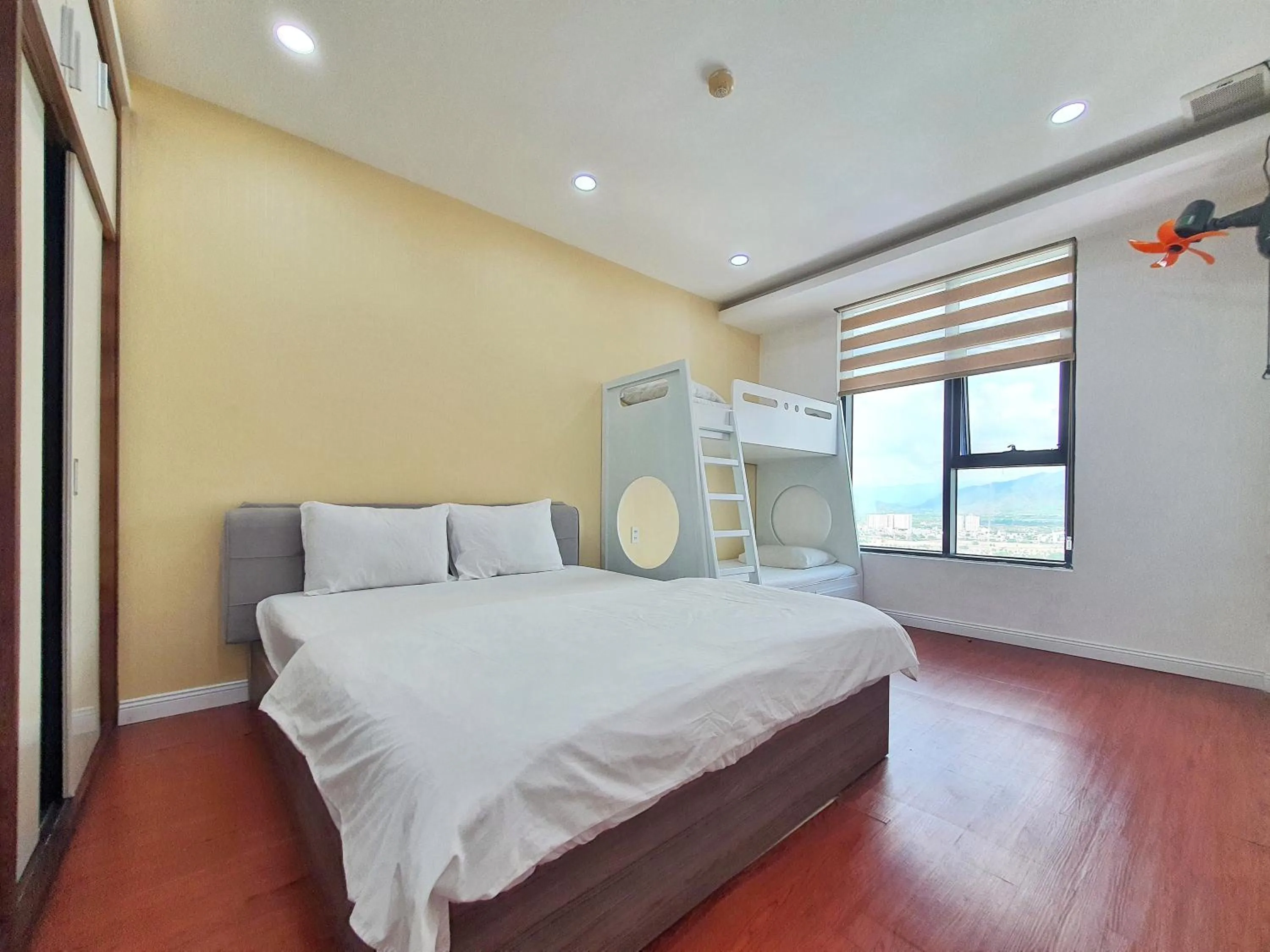 Bed in Gold Ocean Apartment Nha Trang