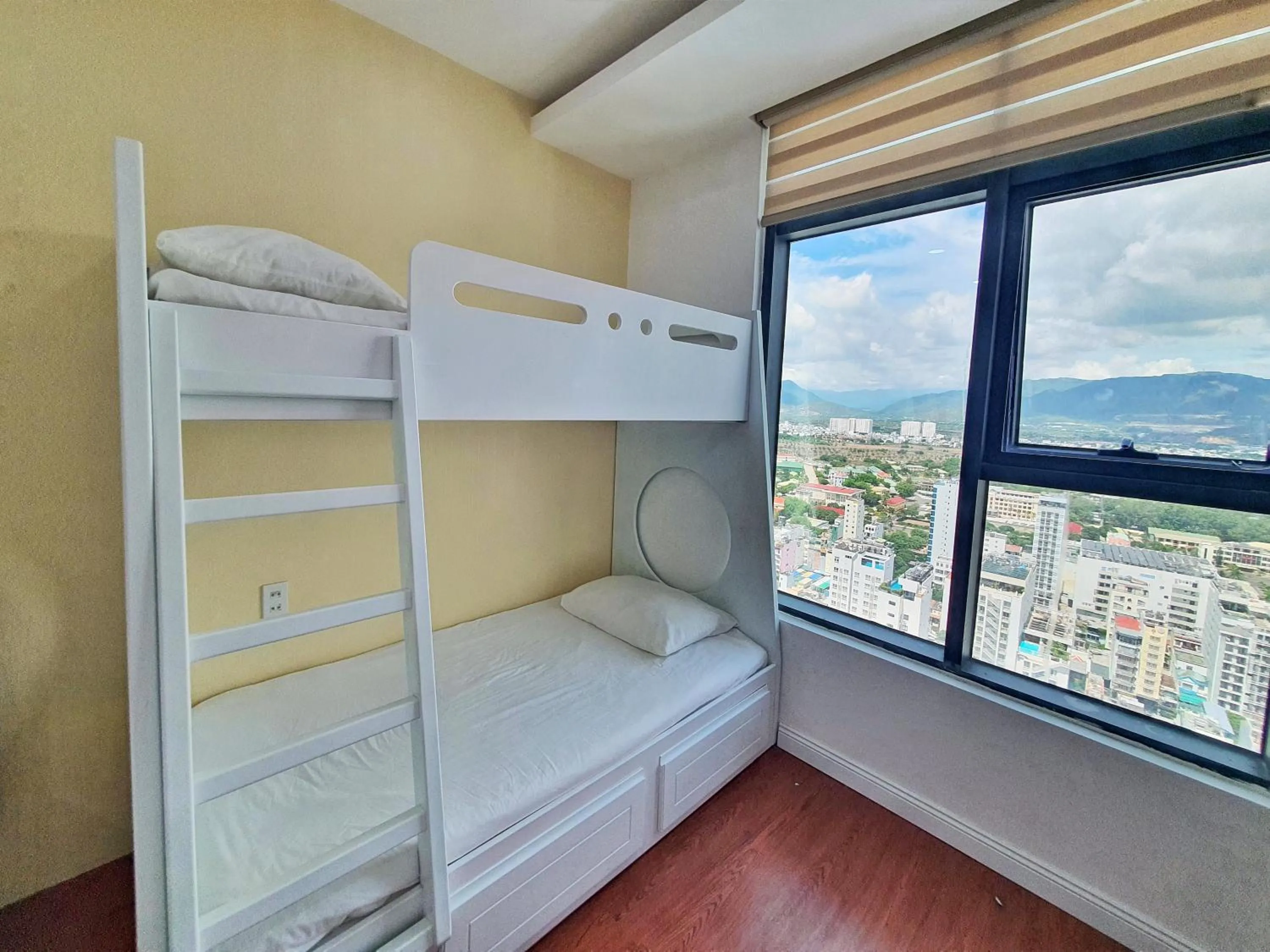 Bed in Gold Ocean Apartment Nha Trang
