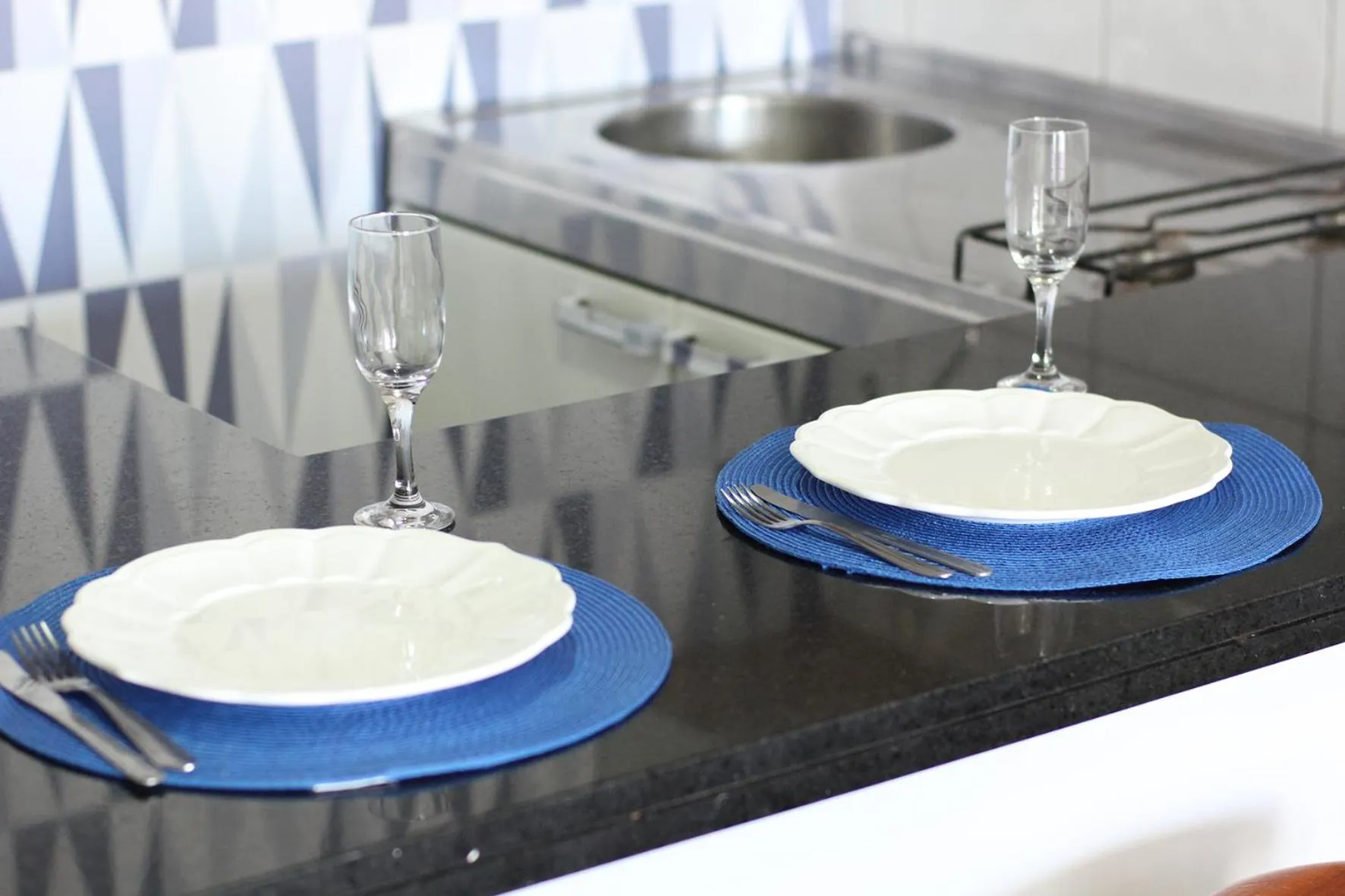 Decorative detail in Flat Farol da Barra