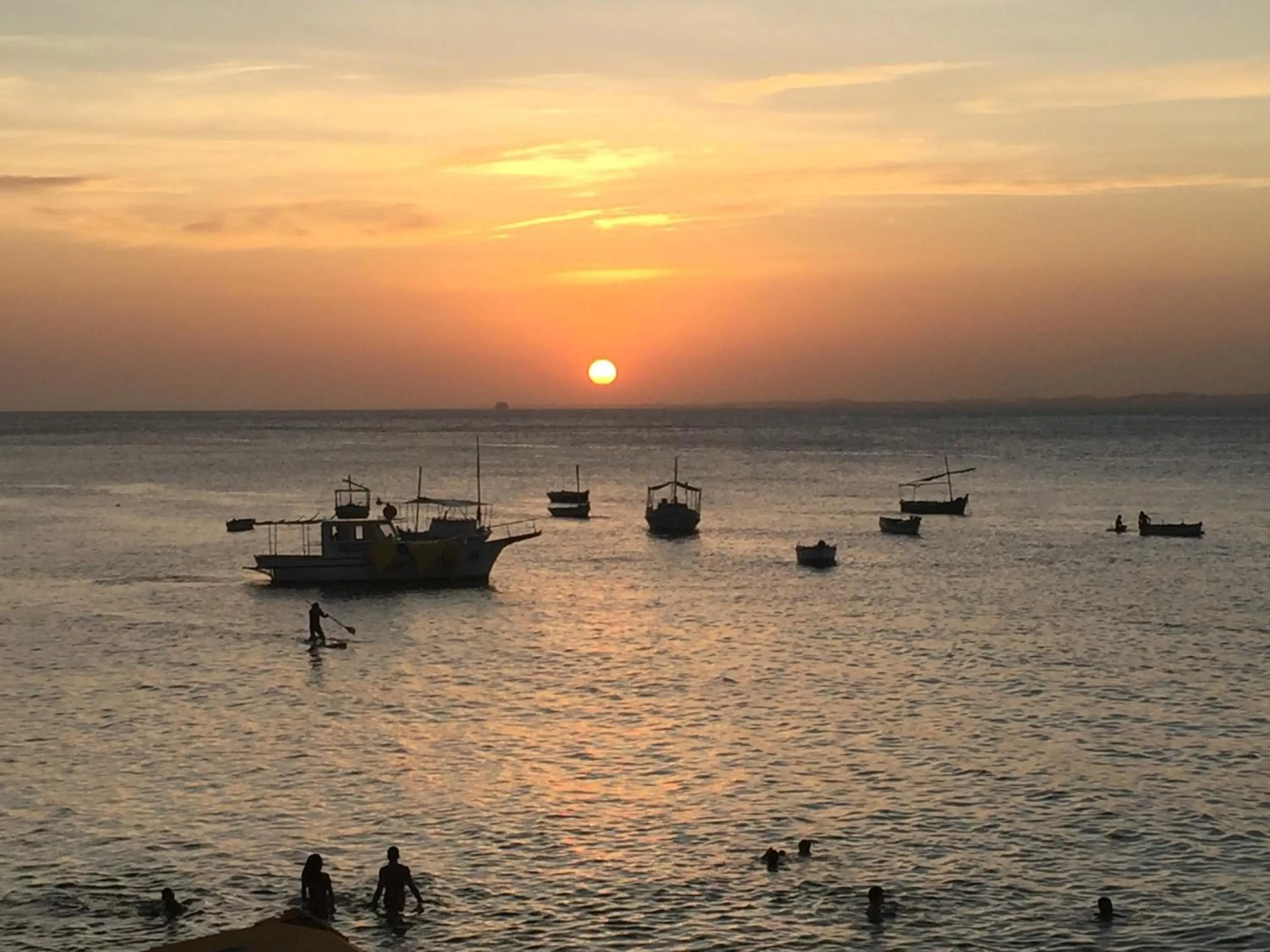 Sunset in Flat Farol da Barra