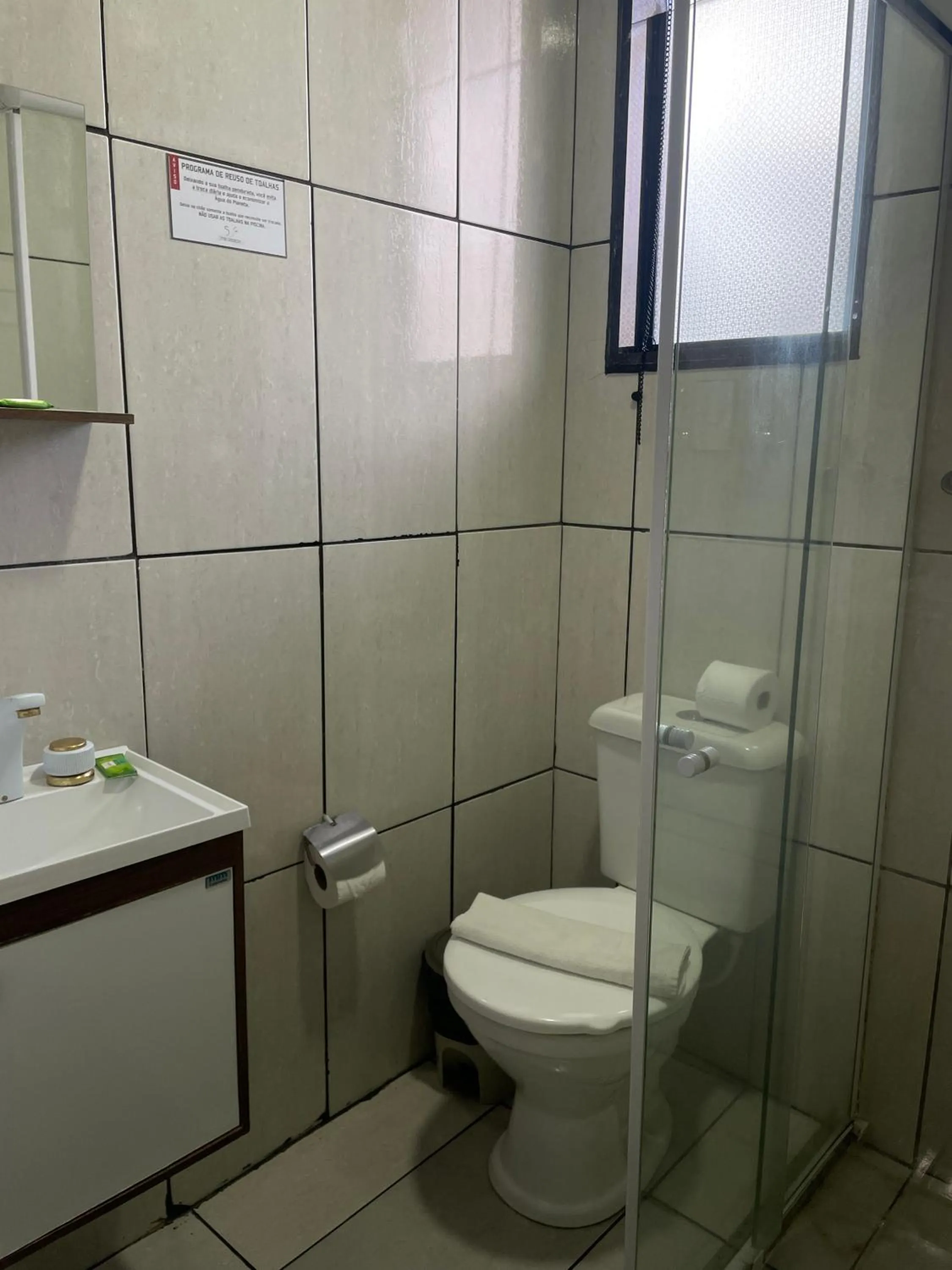 Bathroom in Pousada Sitio Sossego