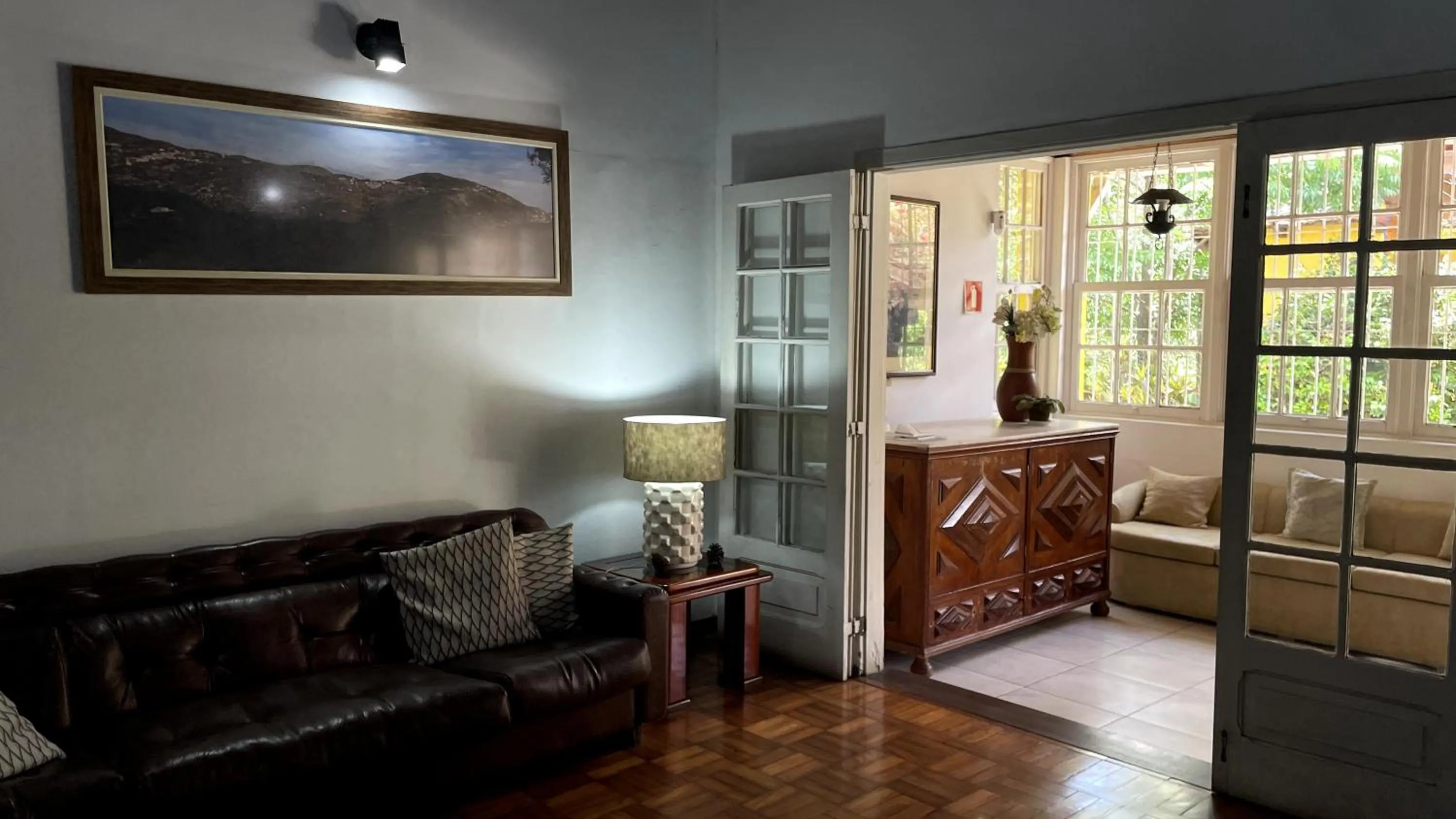 Living room in Pousada Sitio Sossego