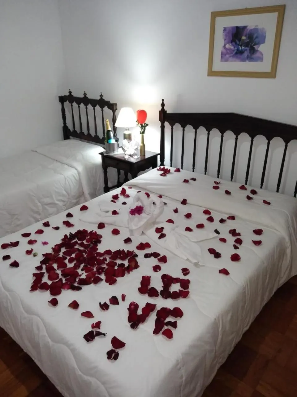 Bed in Pousada Sitio Sossego