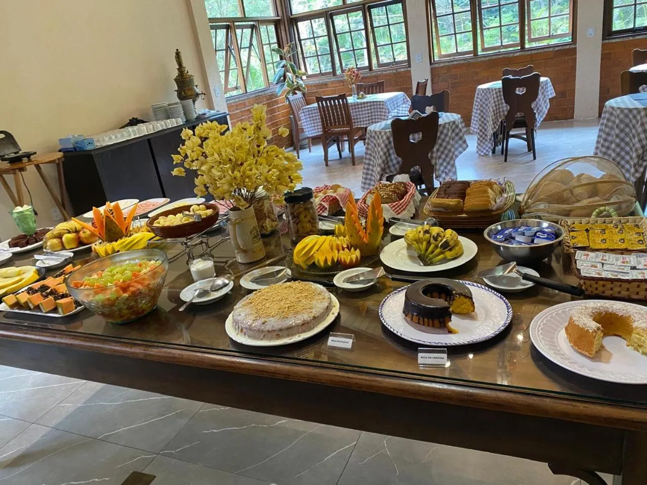 Breakfast in Pousada Sitio Sossego