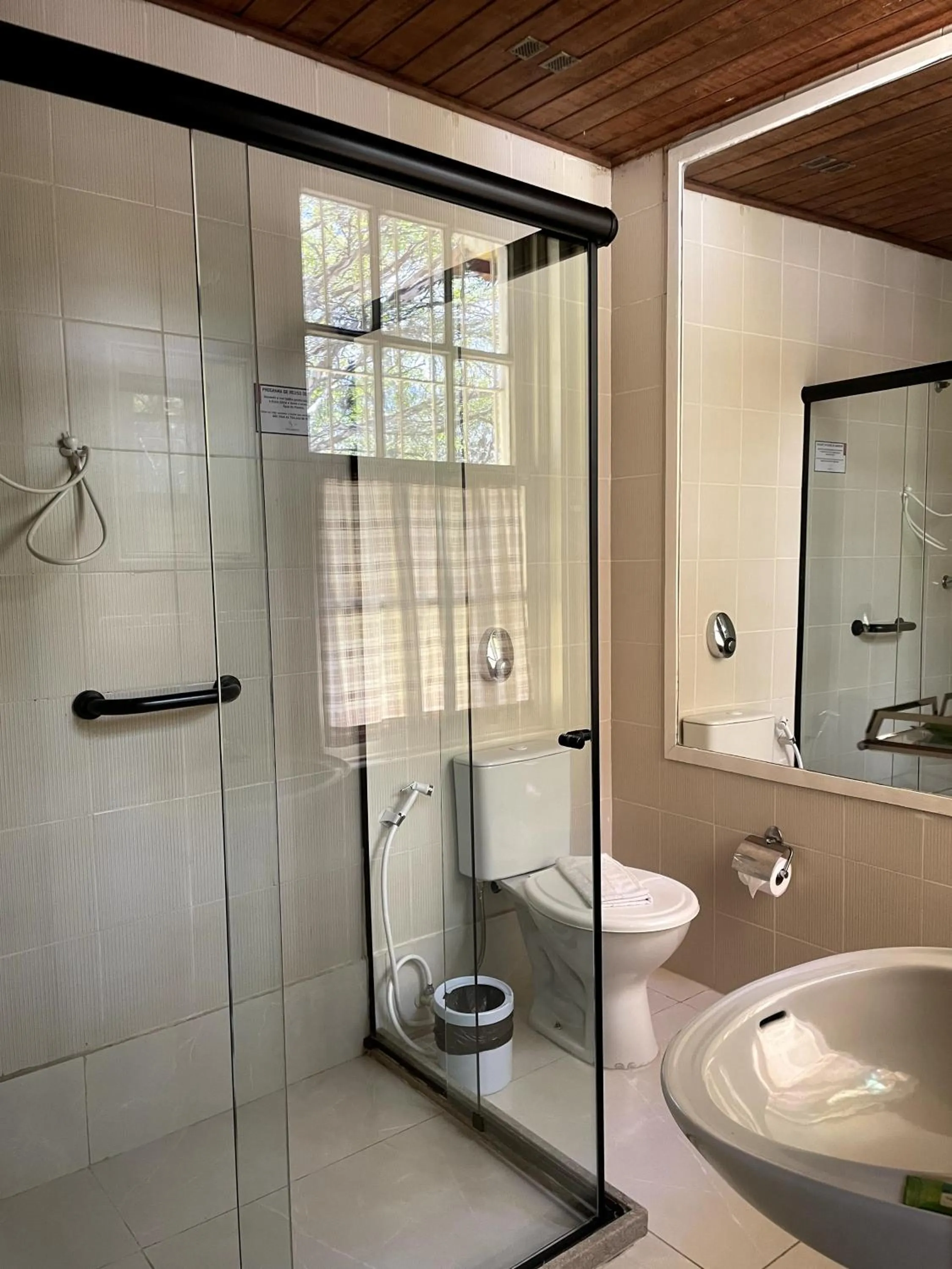 Bathroom in Pousada Sitio Sossego