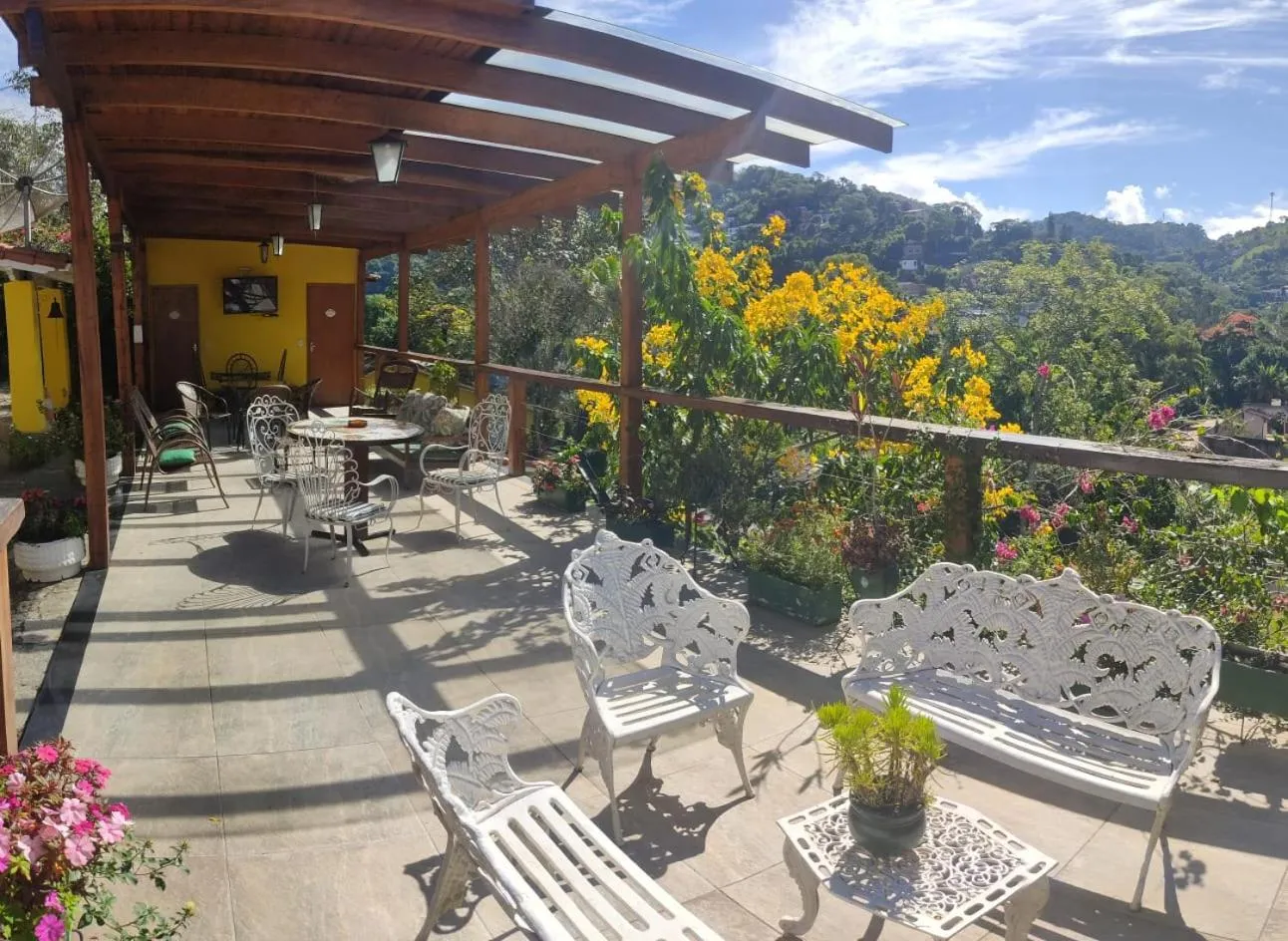 Balcony/Terrace in Pousada Sitio Sossego