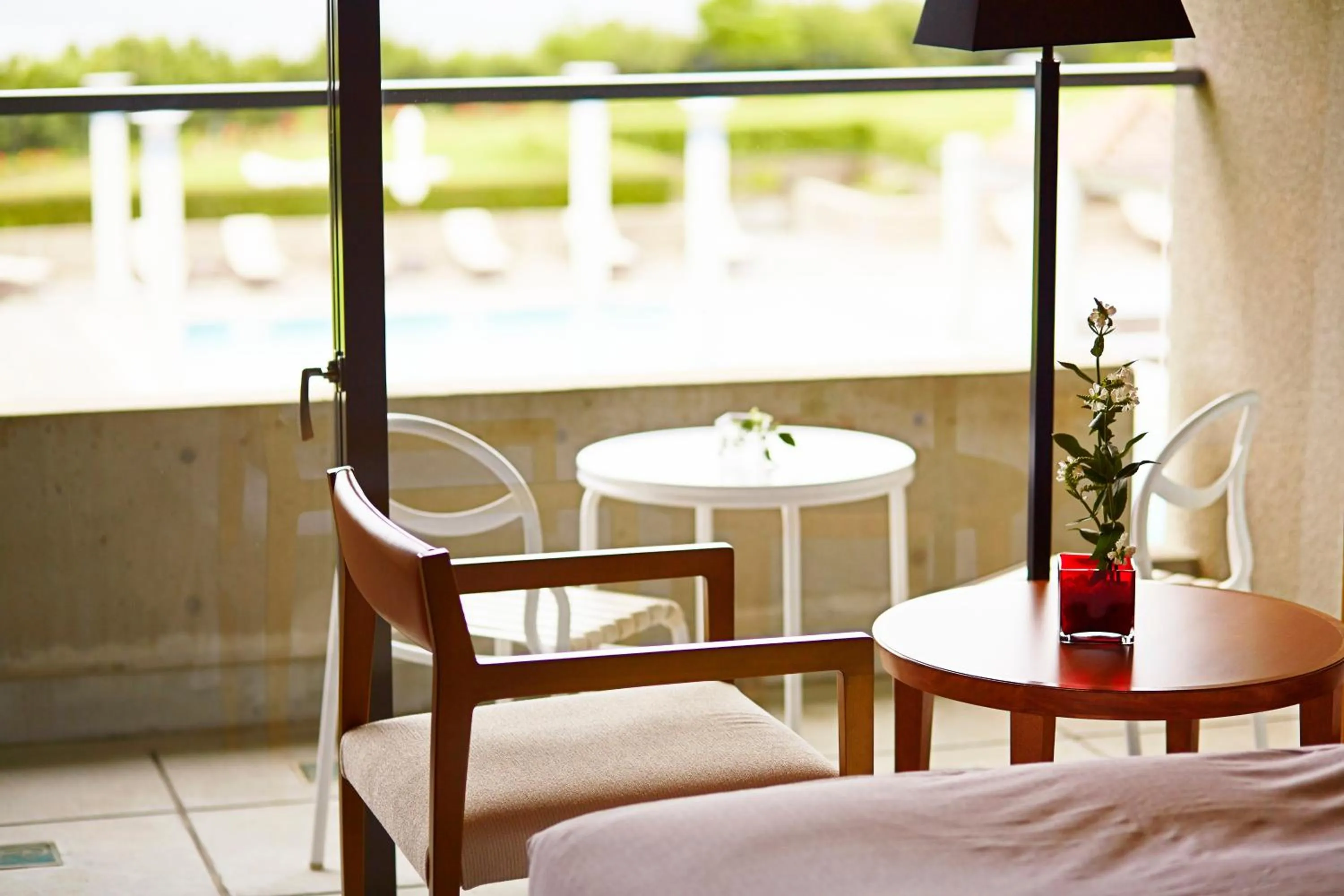 Seating area, Bed in Hotel Anaga