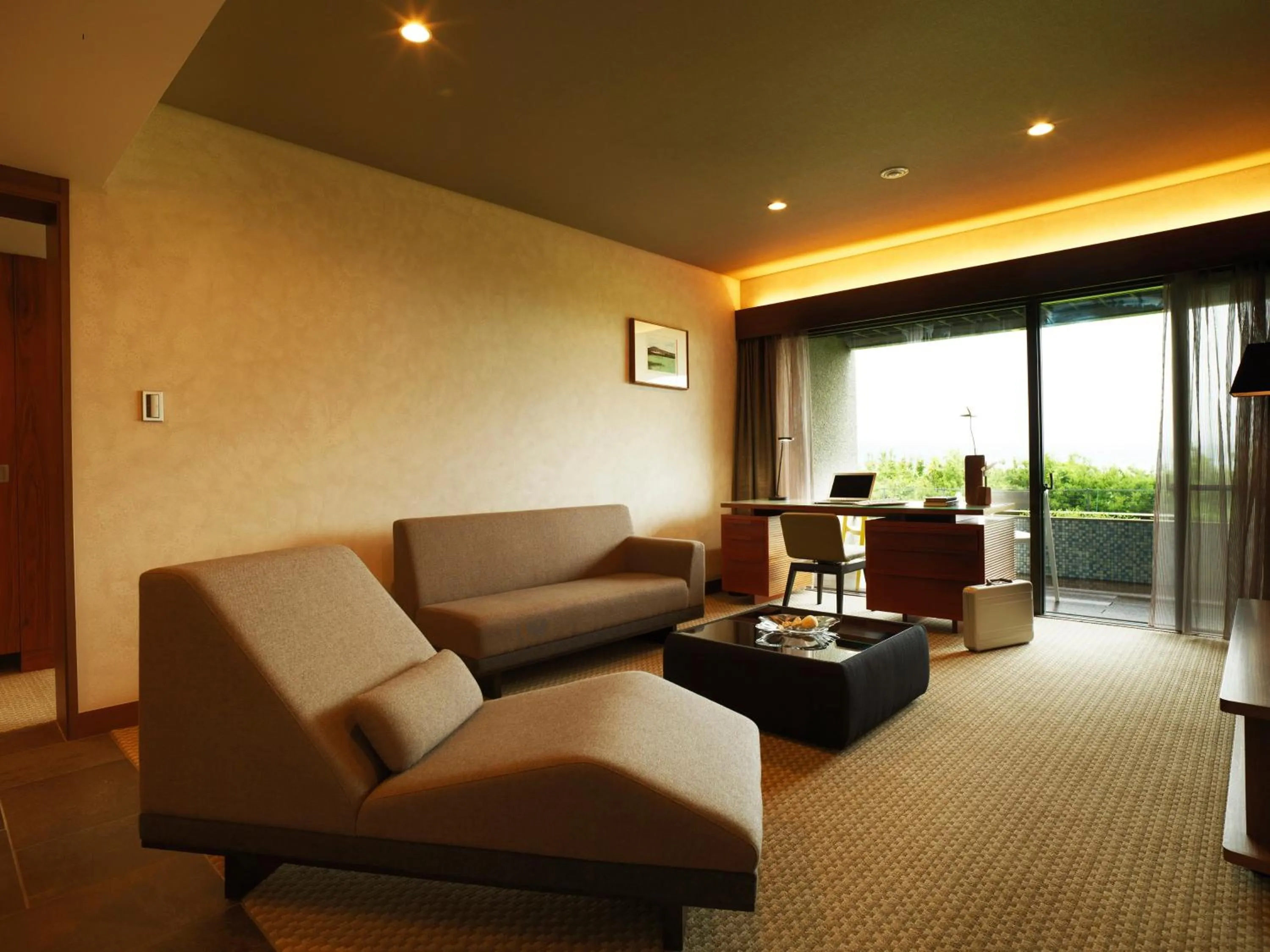 Seating area in Hotel Anaga