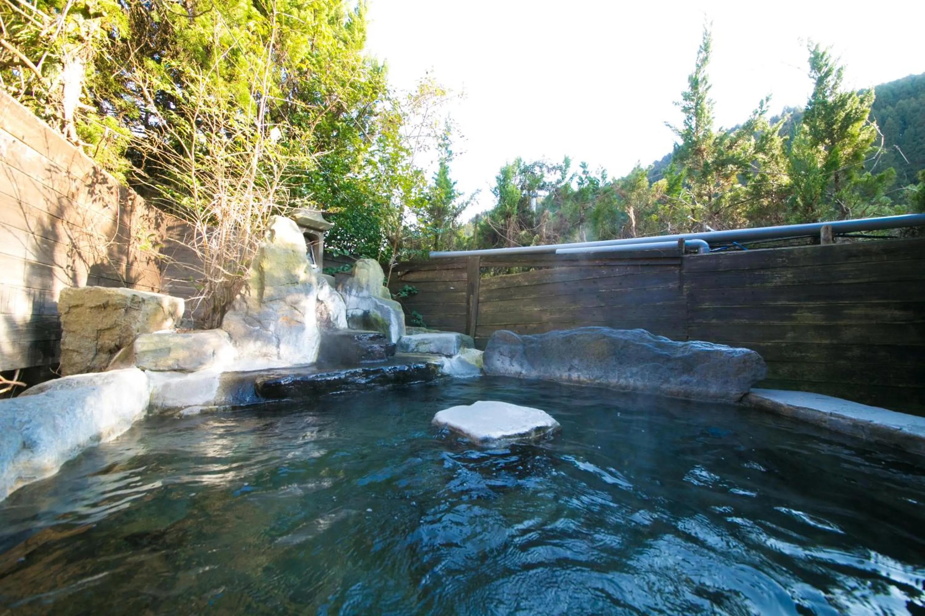 Hot Spring Bath in Kinosato Yamanoyu