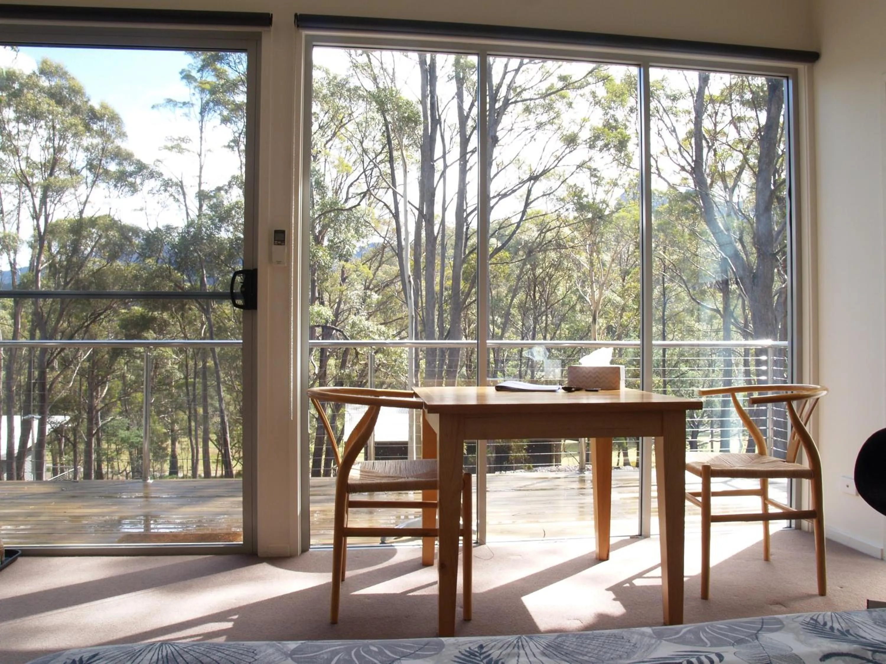Bedroom in Craggy Peaks Wilderness Cabins