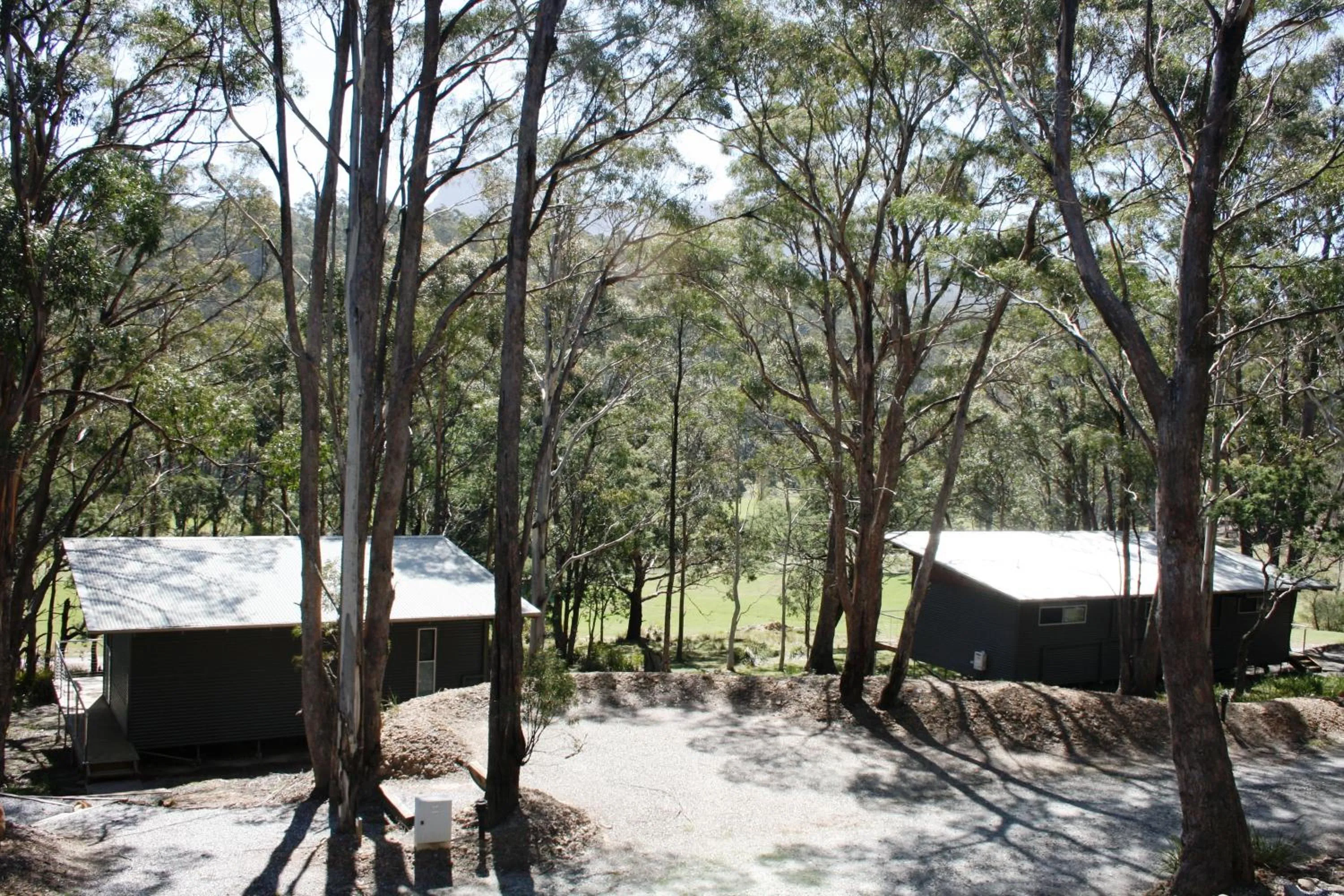 Facade/entrance in Craggy Peaks Wilderness Cabins