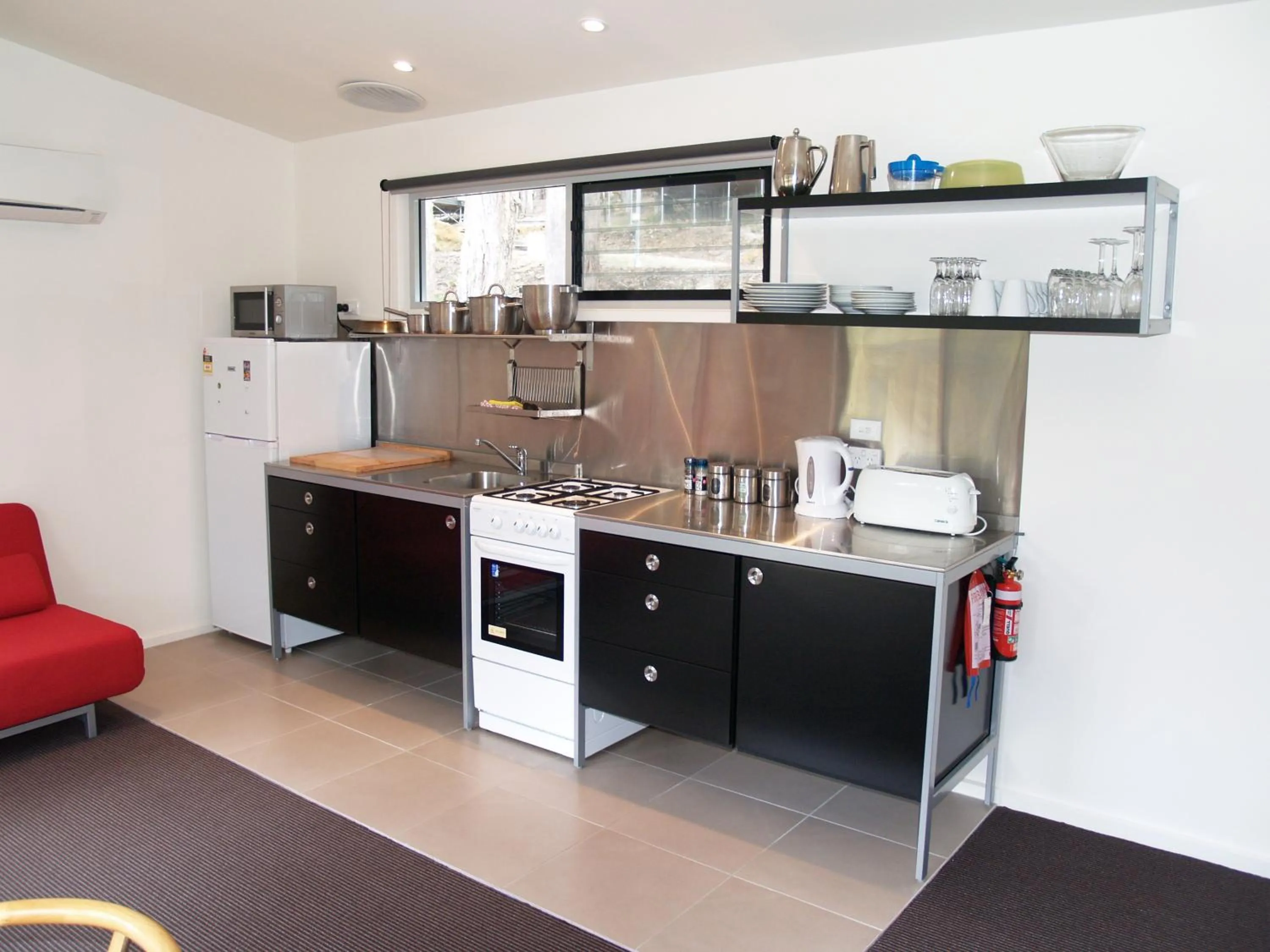 Coffee/tea facilities in Craggy Peaks Wilderness Cabins