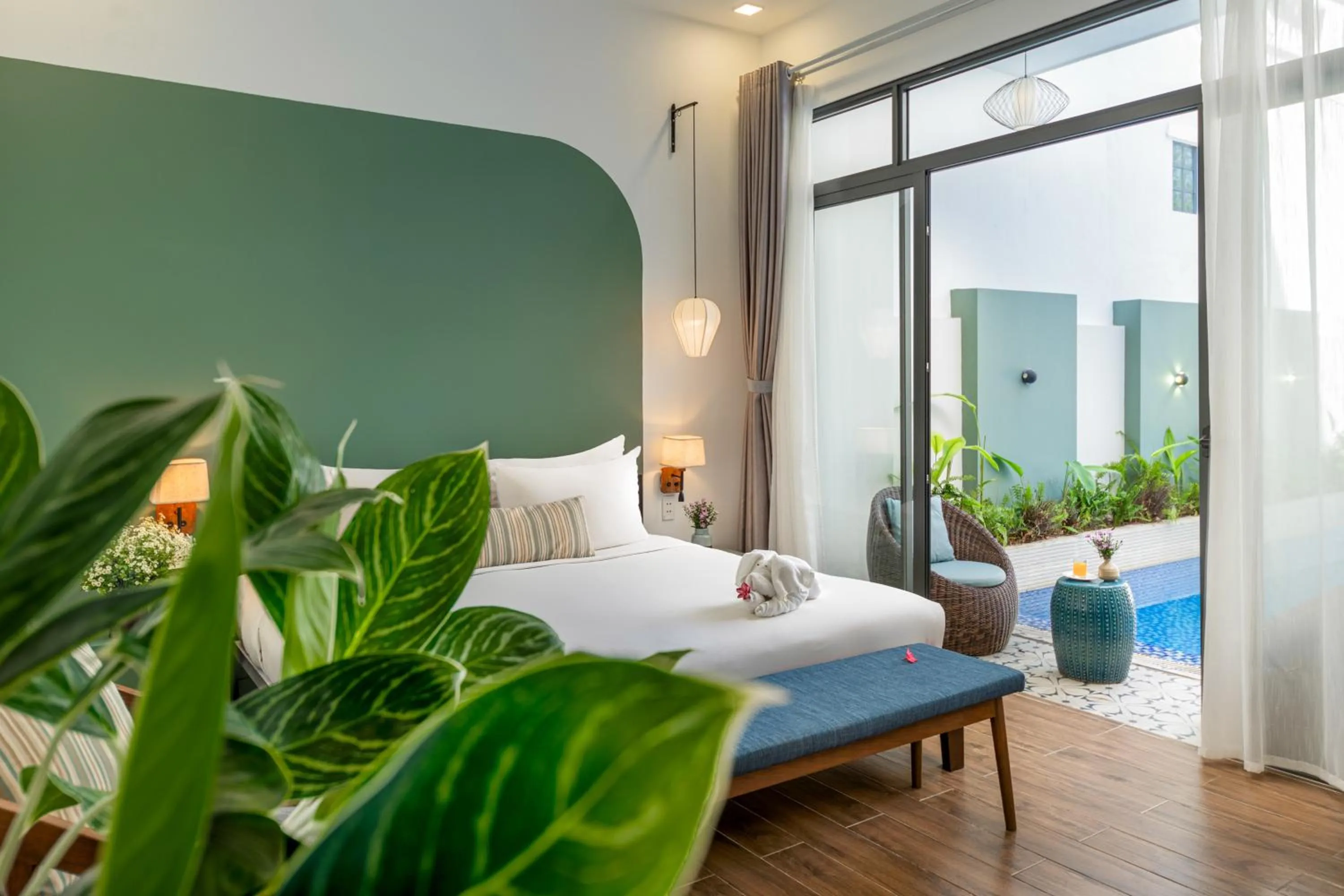 Decorative detail, Bed in Volar Hoi An