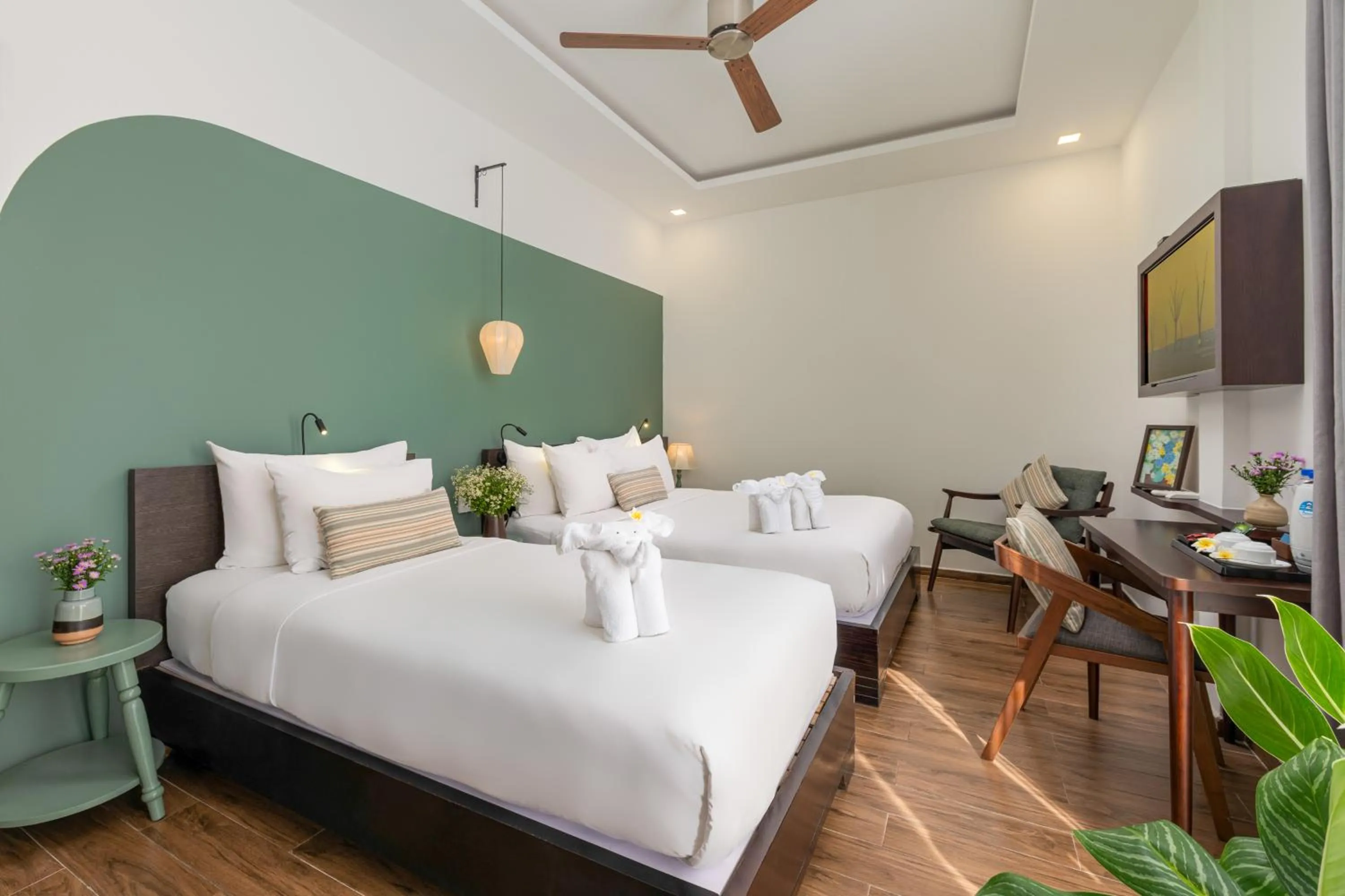 Photo of the whole room, Bed in Volar Hoi An