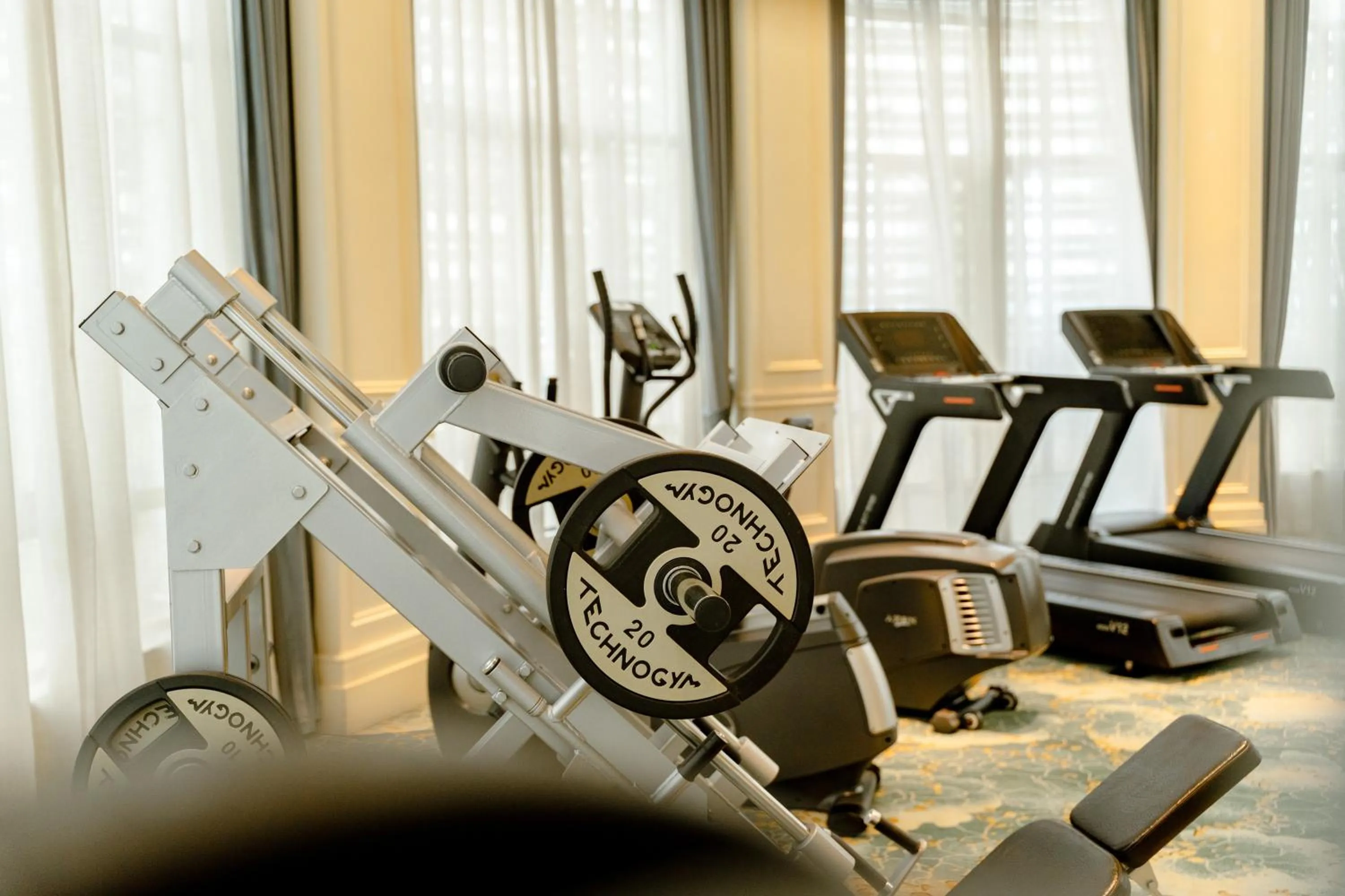Fitness centre/facilities in The Pury Hotel
