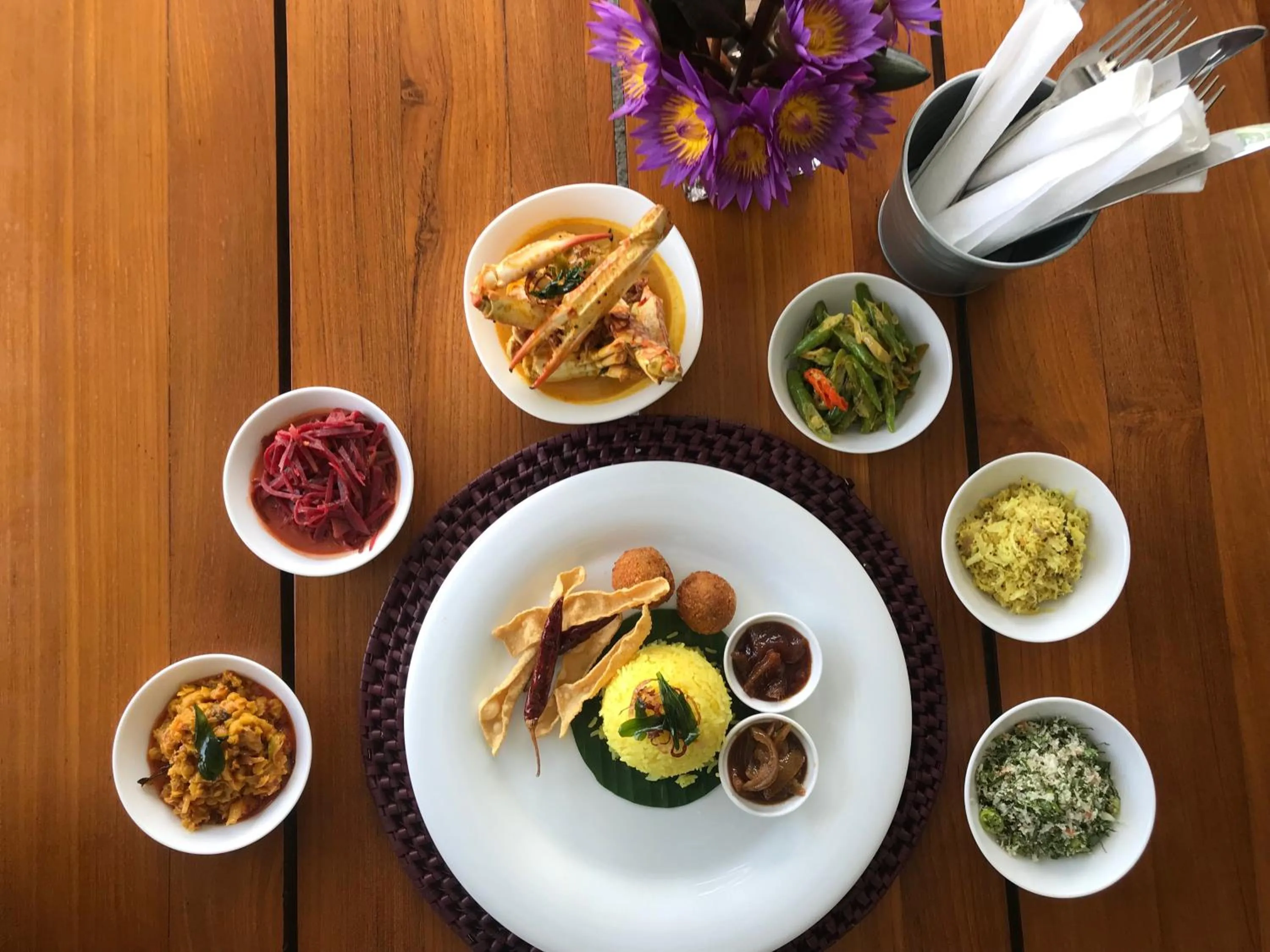 Lunch in Ubuntu Beach Villas by Reveal