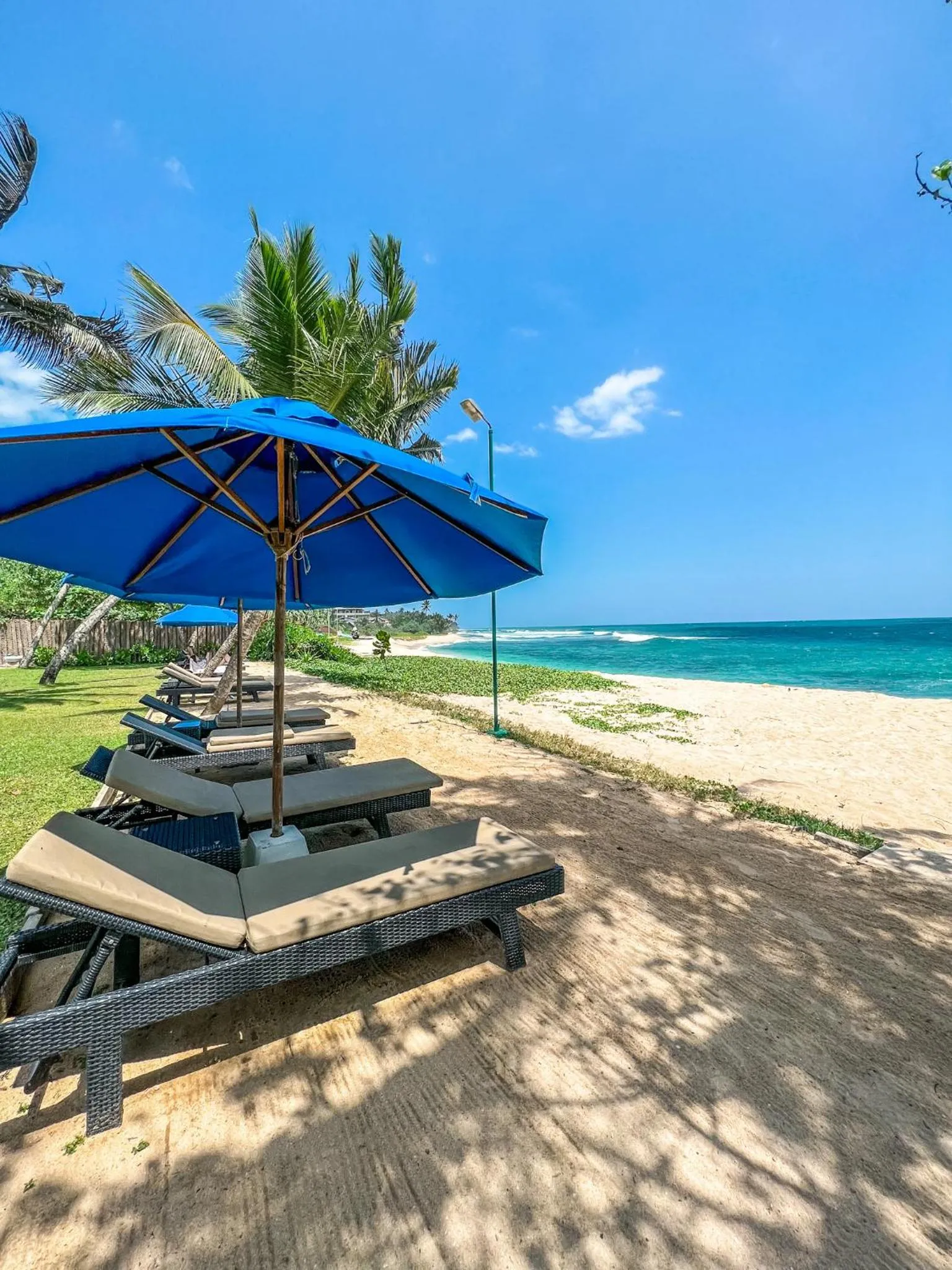 sunbed in Ubuntu Beach Villas by Reveal