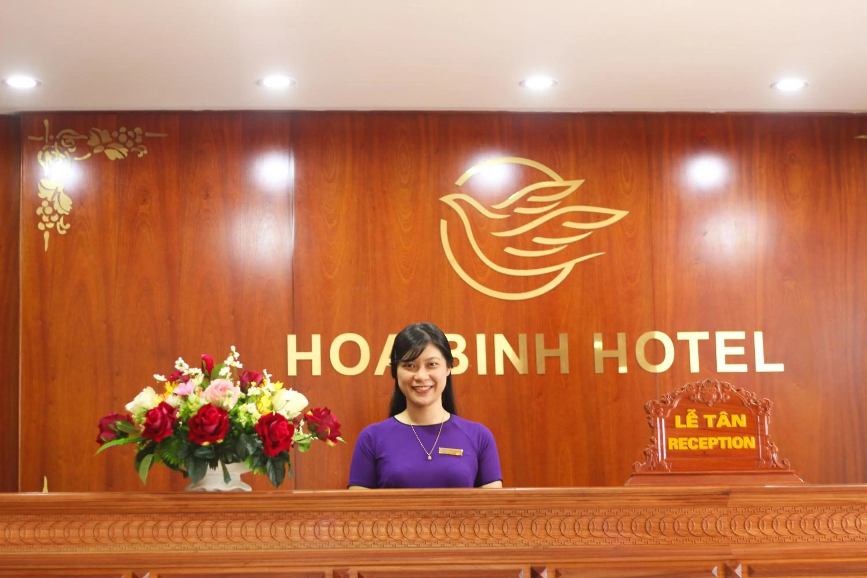 Lobby or reception in Hoa Binh Hotel
