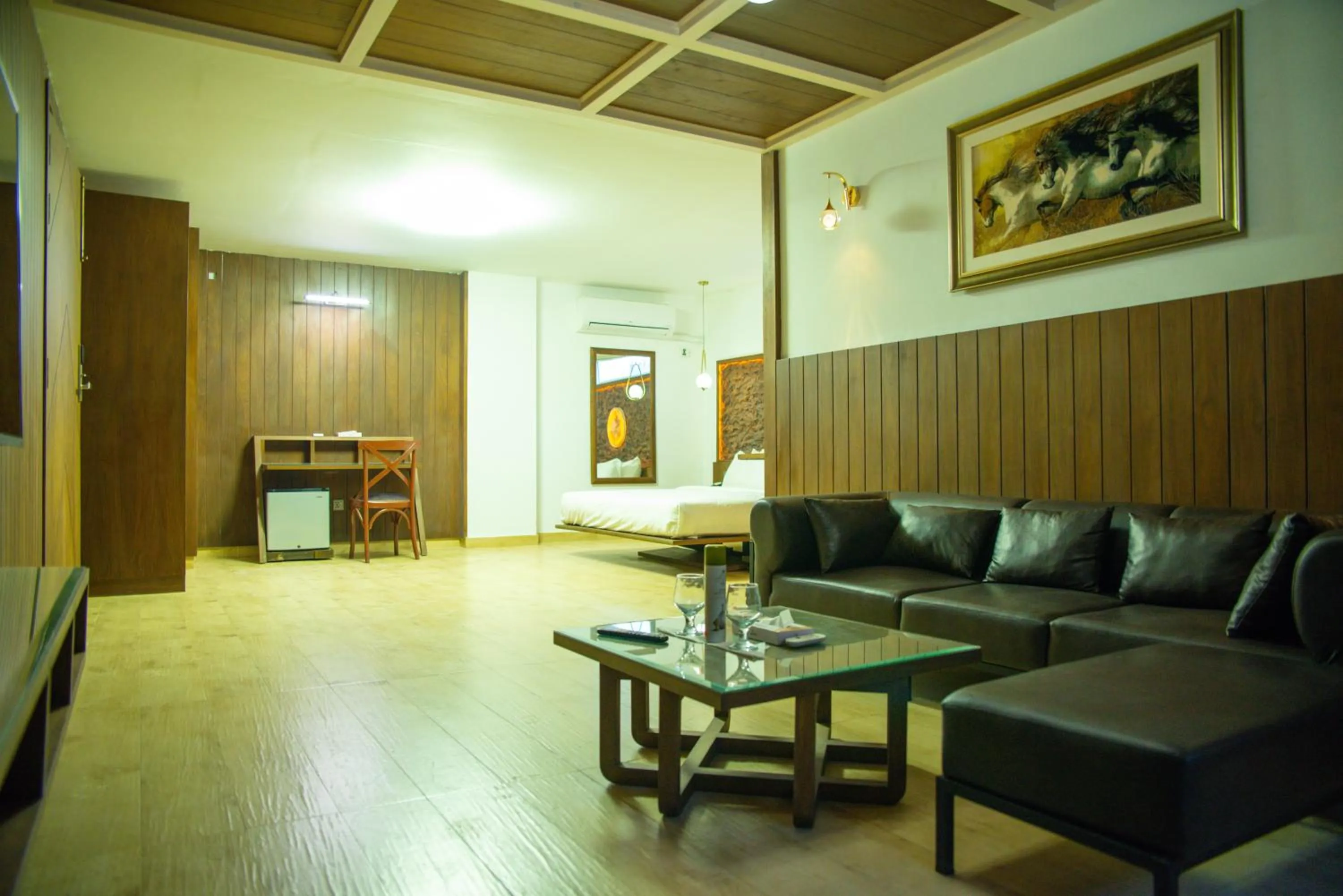 Living room in Hotel Crown Inn