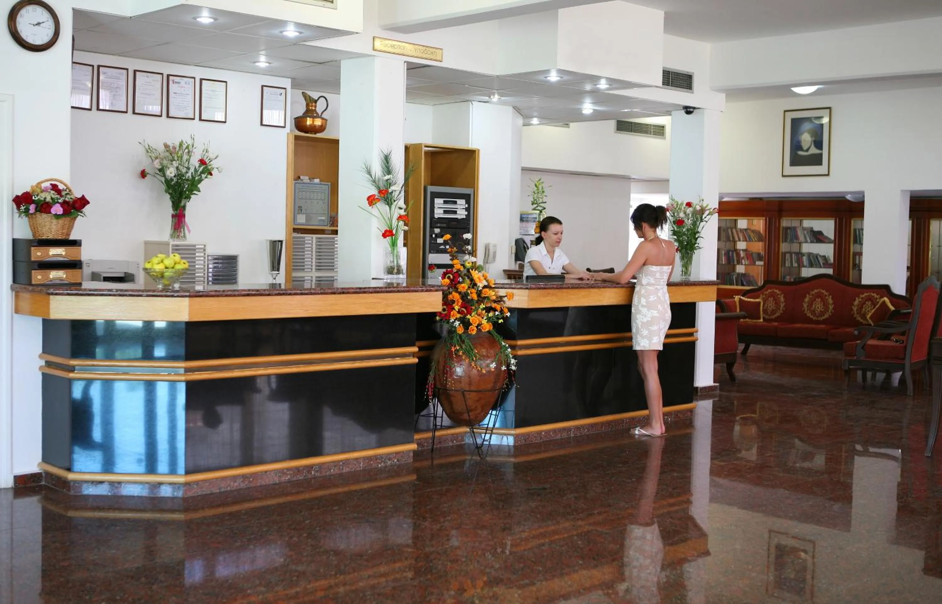 Lobby or reception in Corallia Beach Hotel Apartments