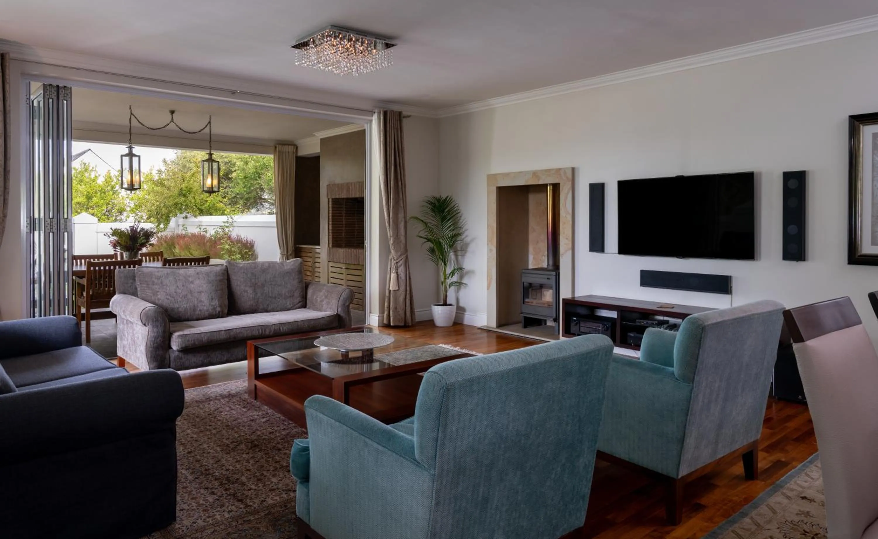 Patio in Wild Mushroom Country House