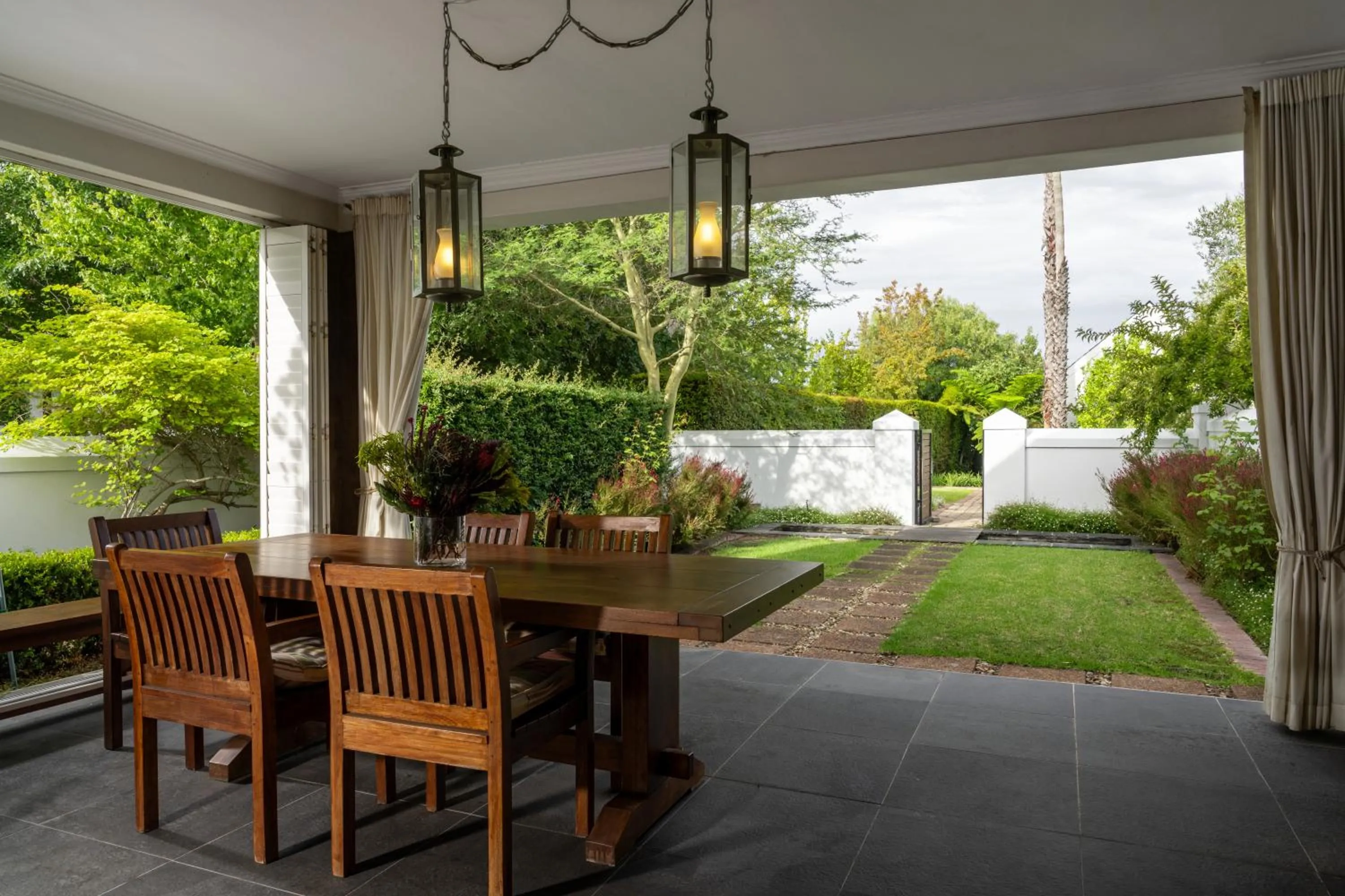 Patio in Wild Mushroom Country House