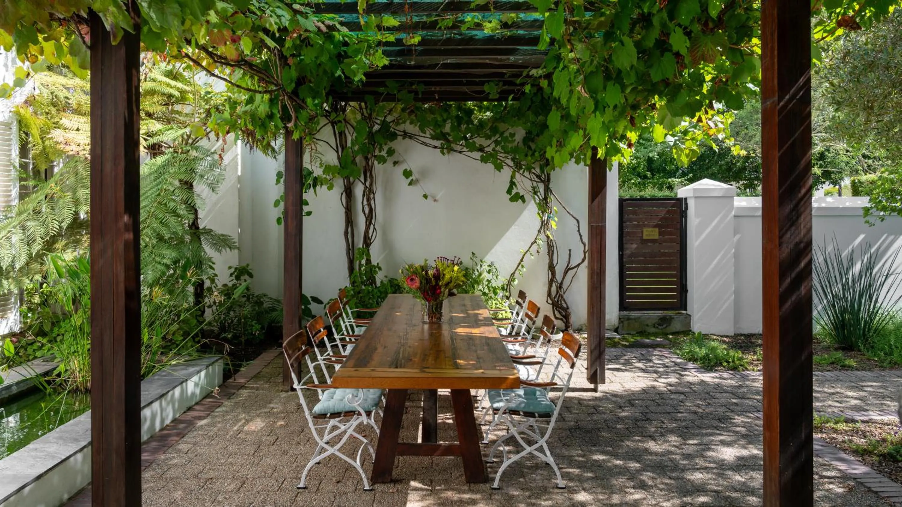 Patio in Wild Mushroom Country House