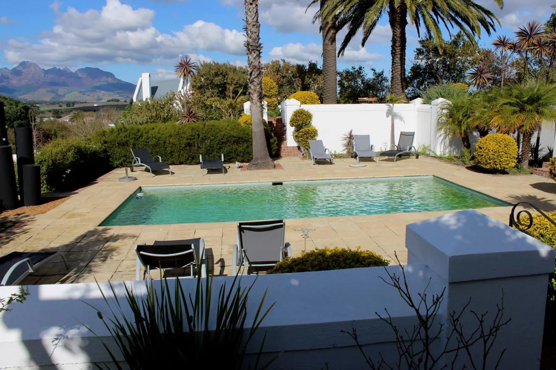 Pool view in Wild Mushroom Country House