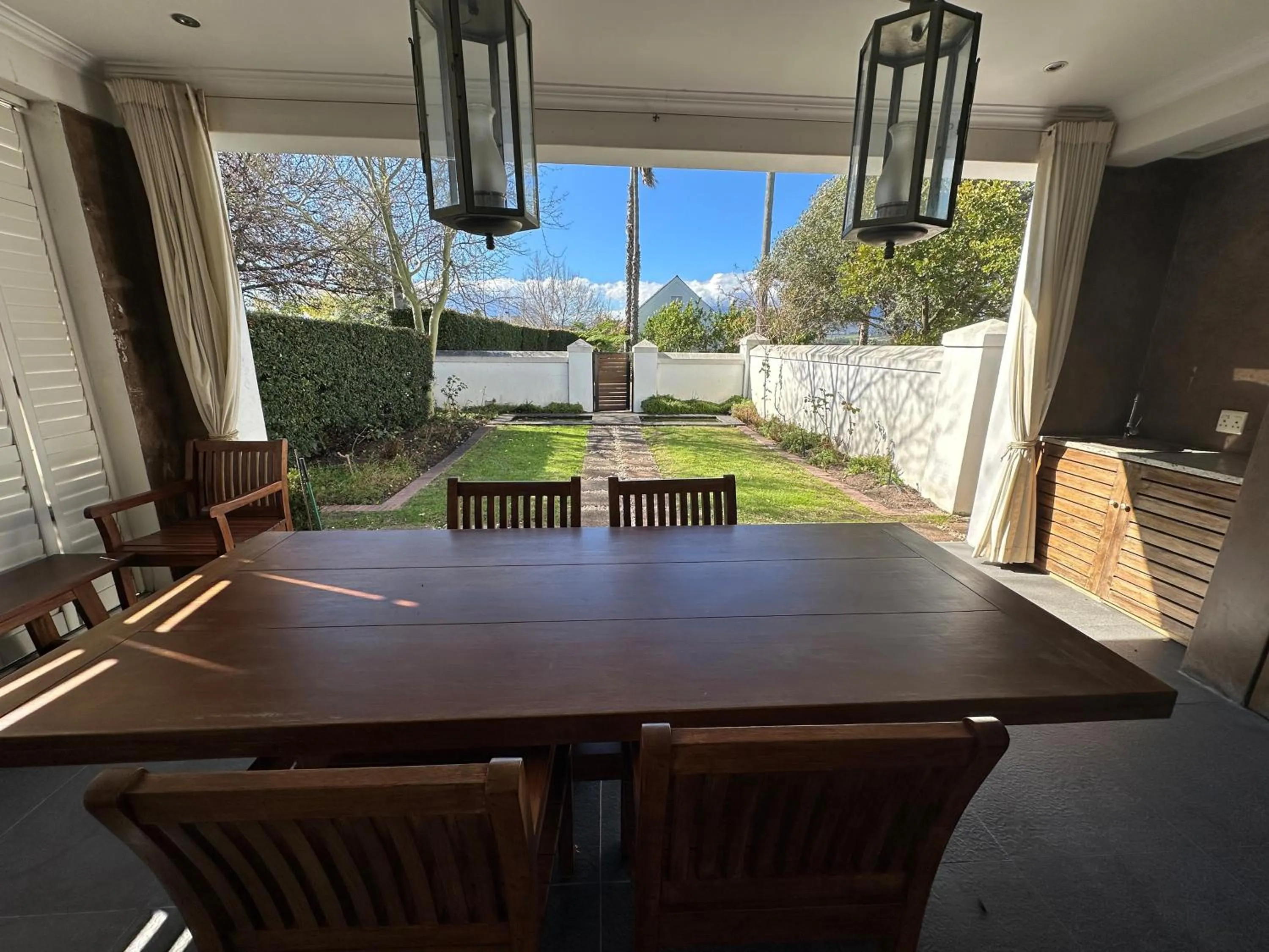 Patio in Wild Mushroom Country House