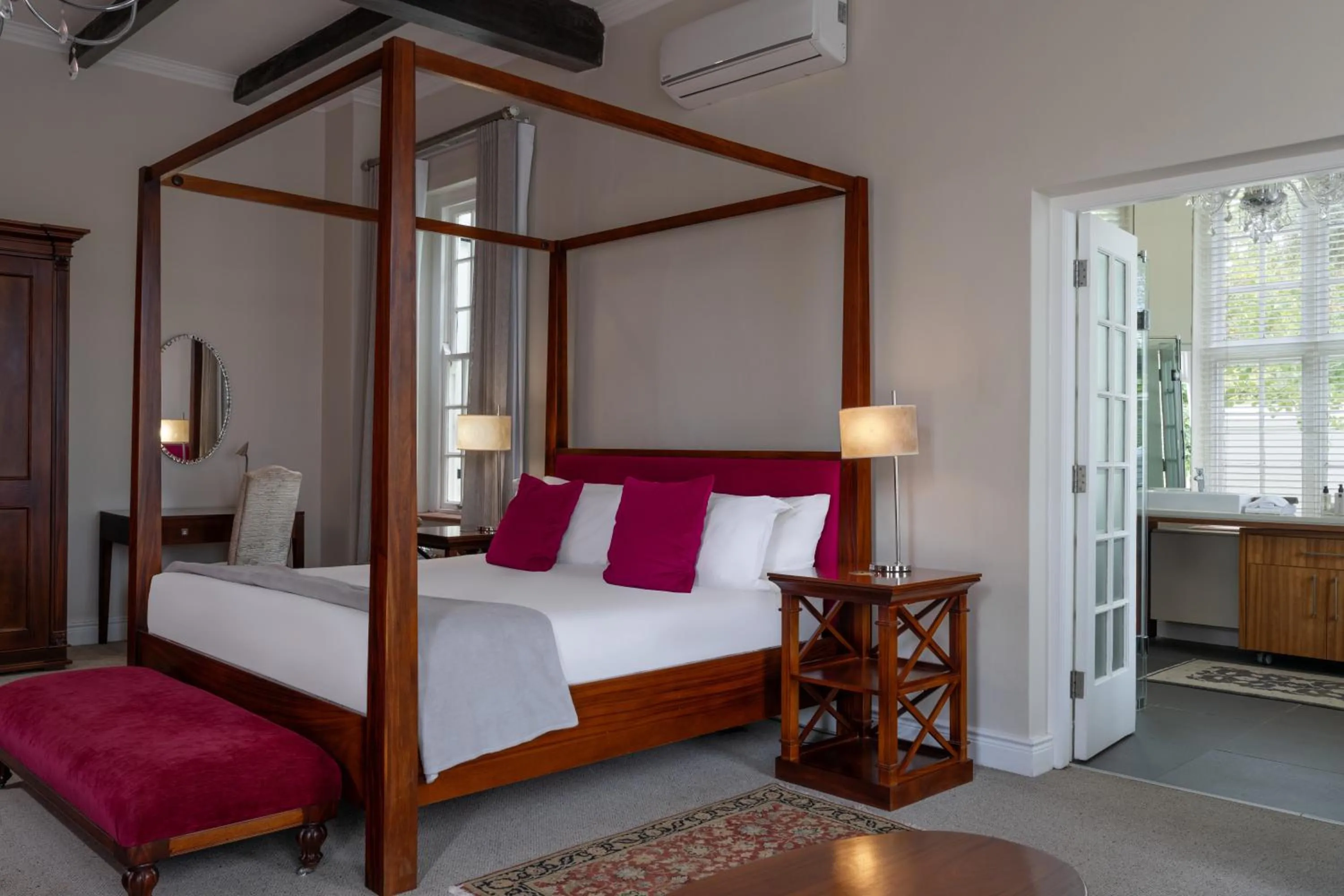 Bed in Wild Mushroom Country House