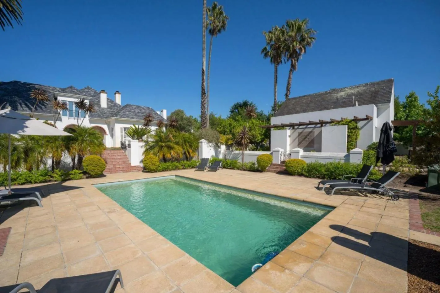 Pool view in Wild Mushroom Country House
