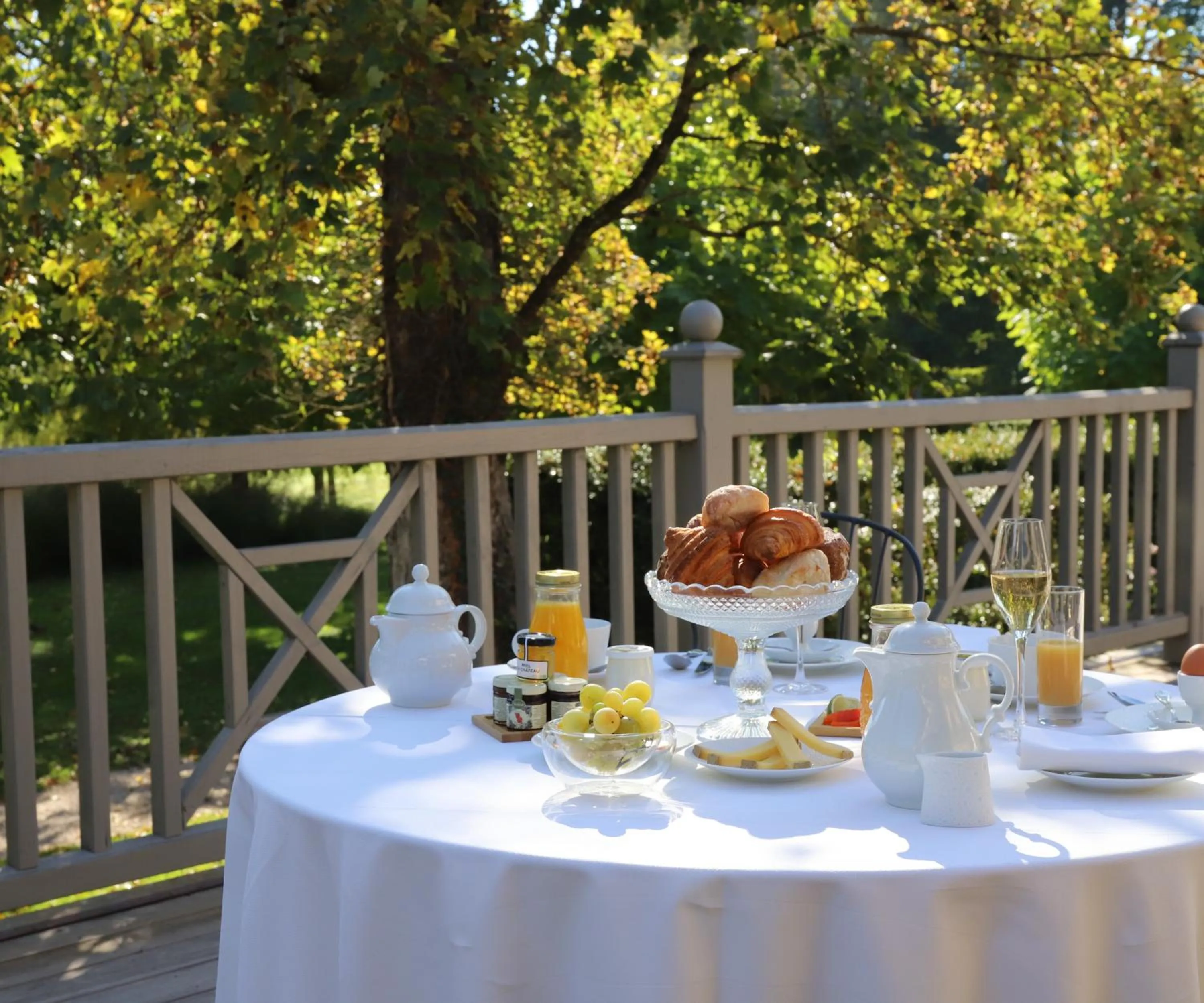 Continental breakfast in Chateau De Germigney