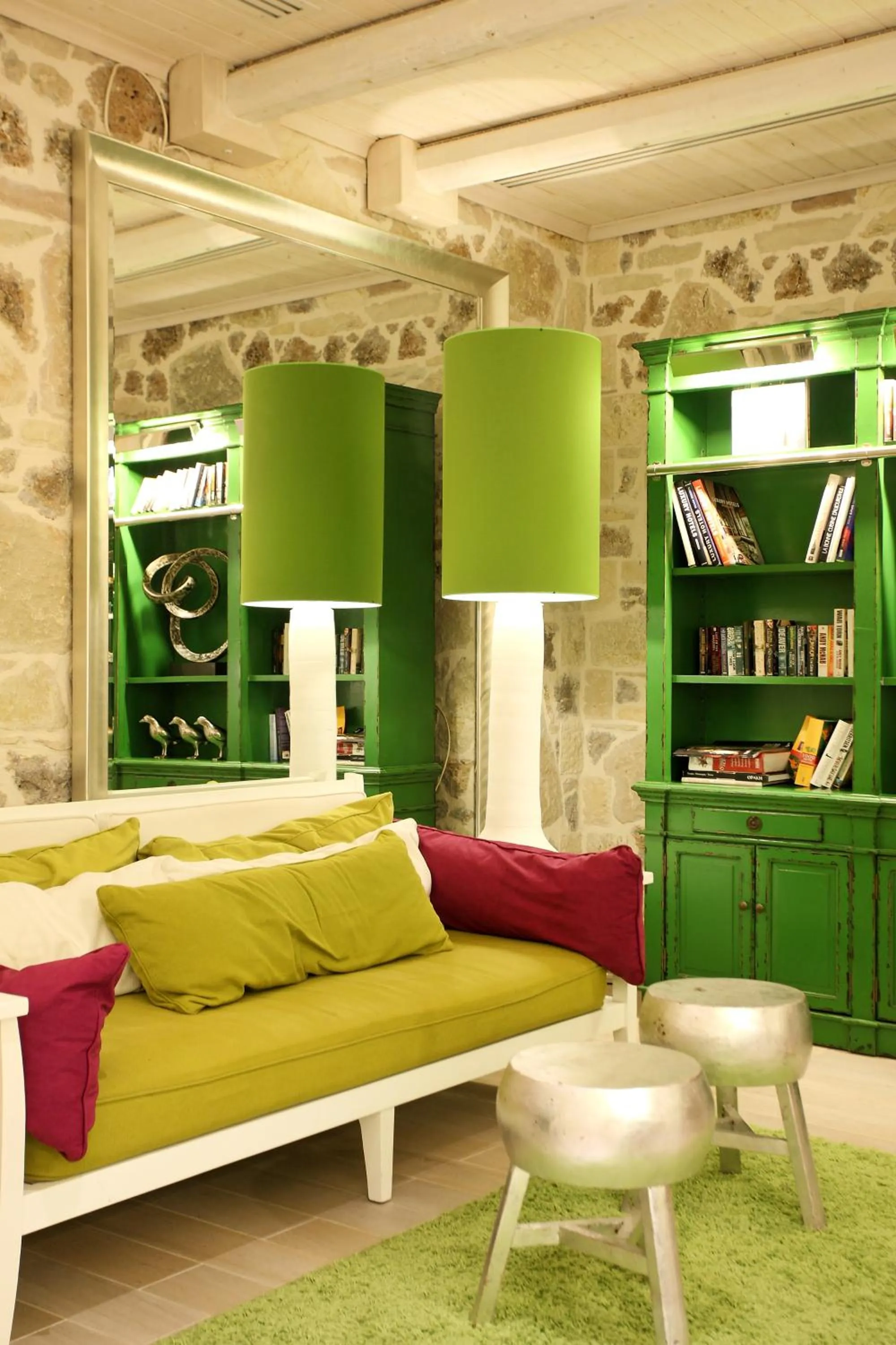 Library in Salvator Villas & Spa Hotel