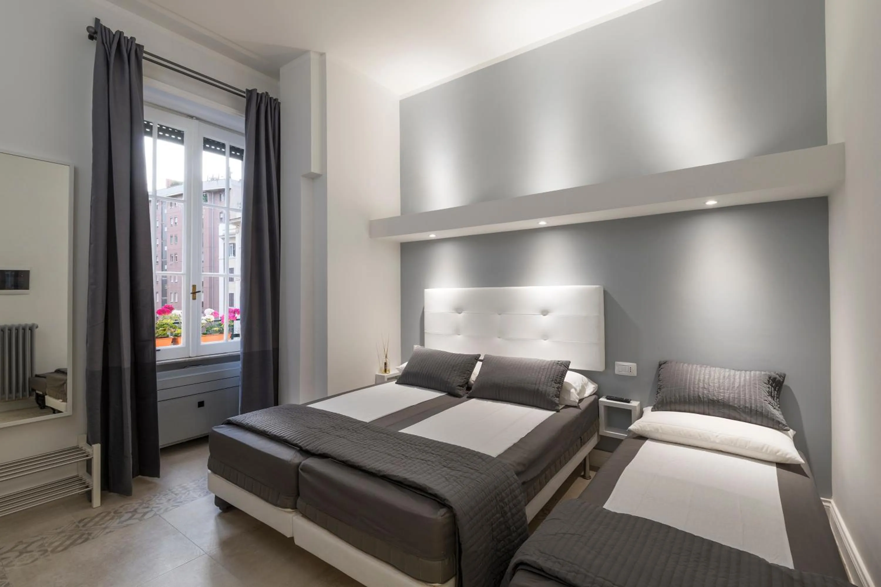 Day, Bed in Vaticanspace Rooms