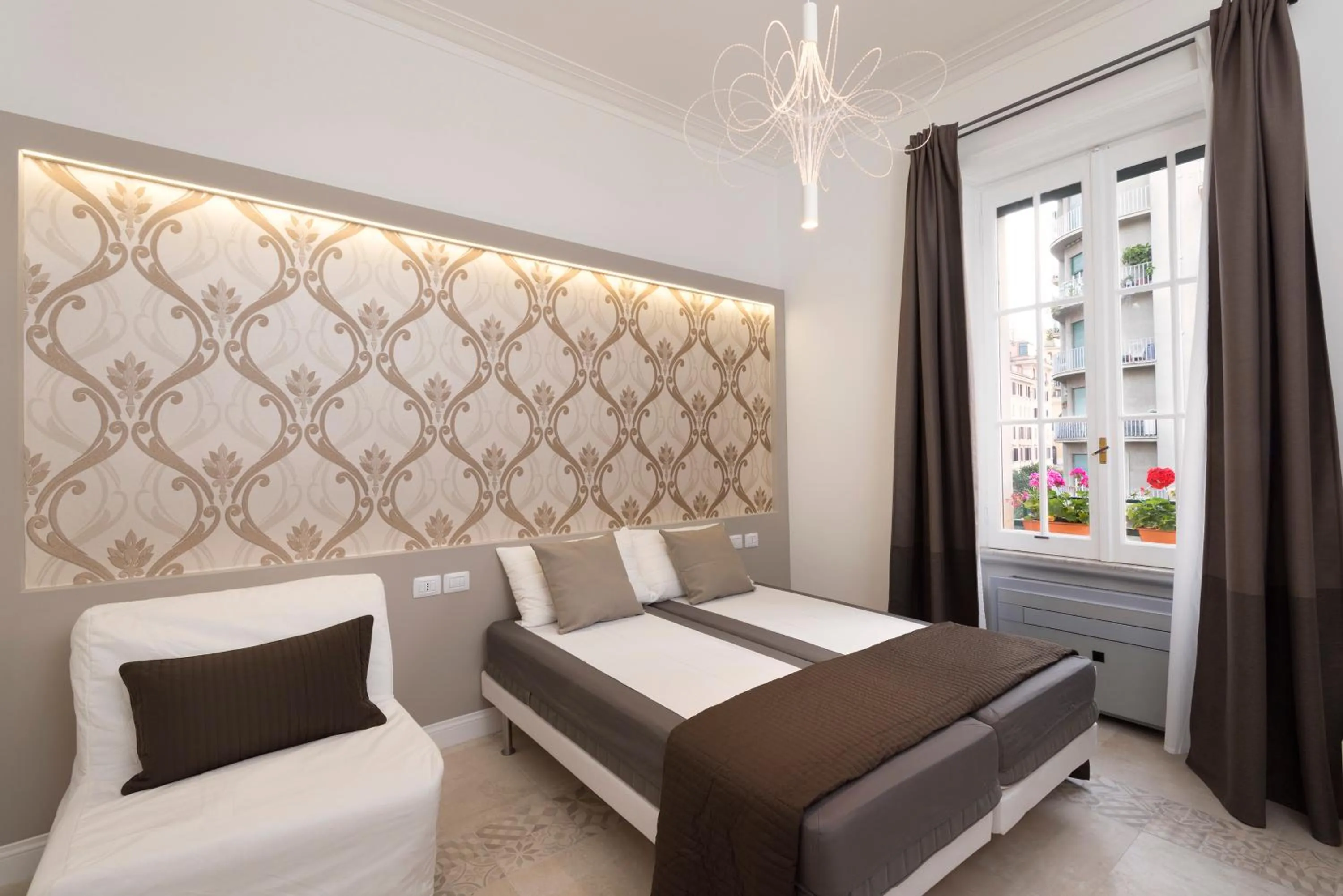 Decorative detail in Vaticanspace Rooms