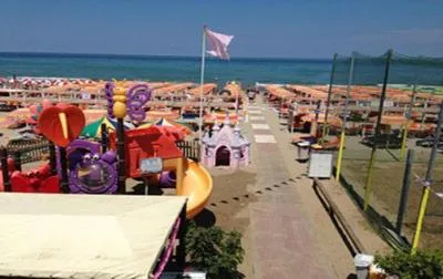 Children play ground in Hotel City