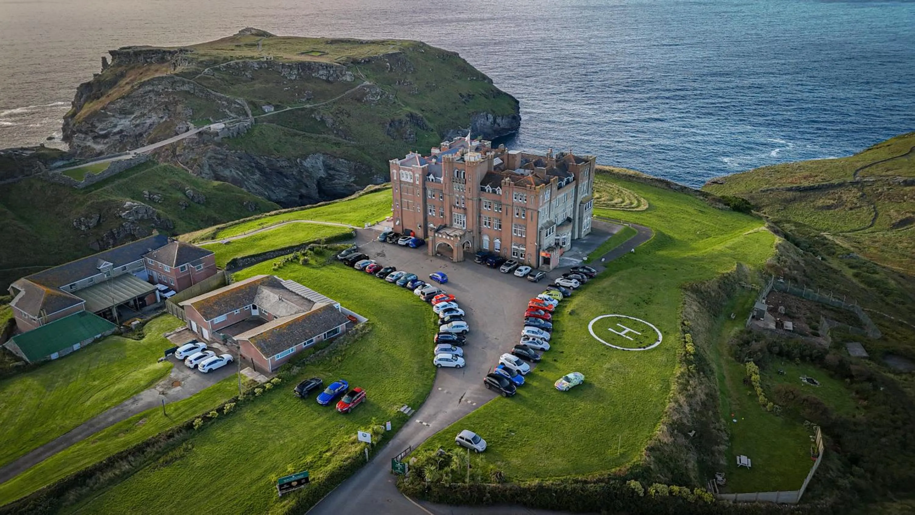 Property building in Camelot Castle Hotel