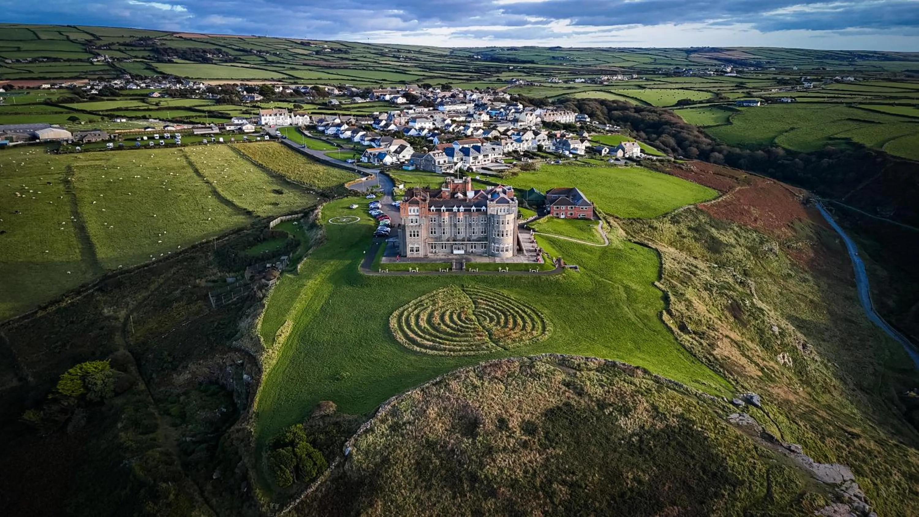Property building in Camelot Castle Hotel