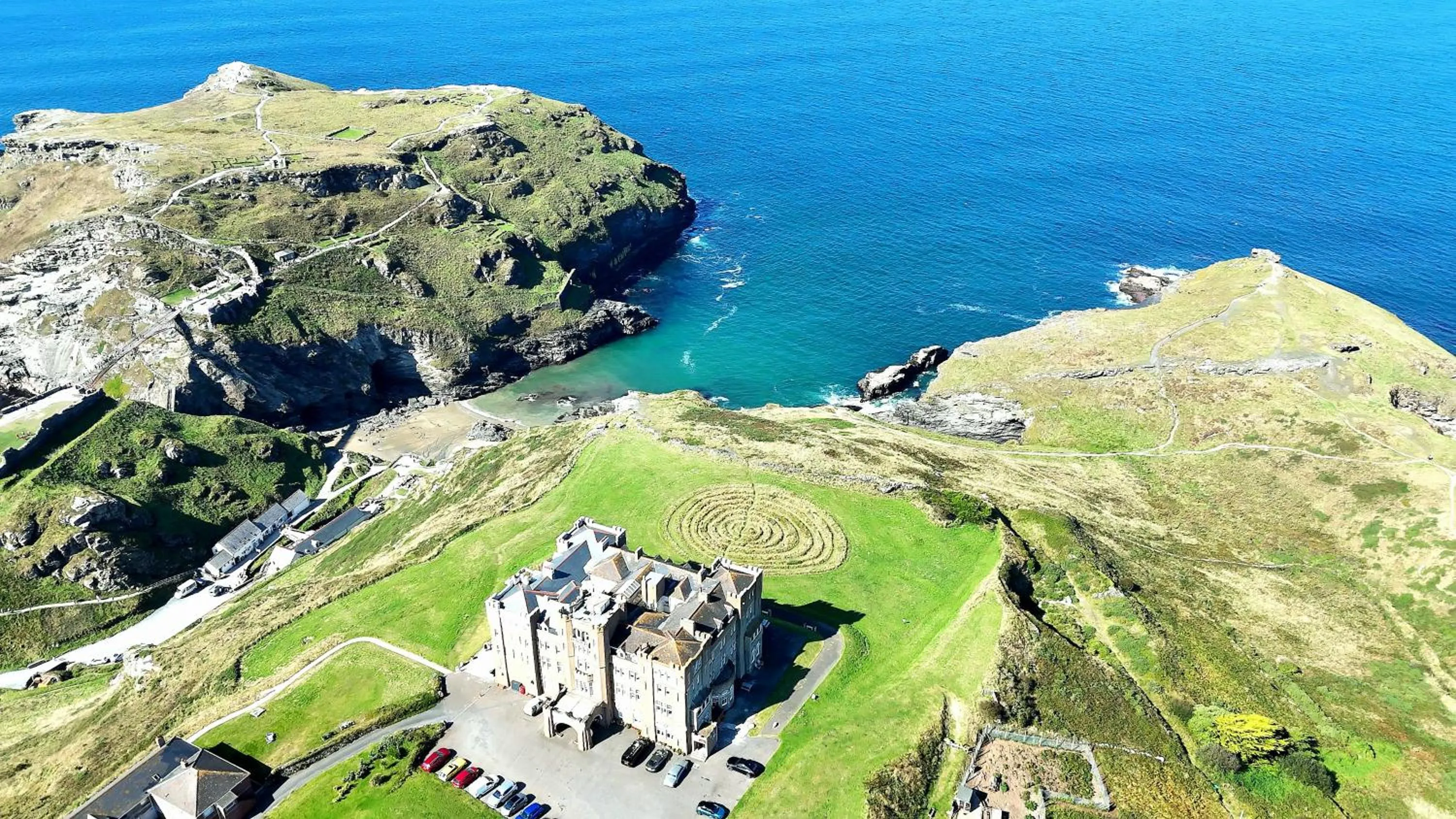 Property building in Camelot Castle Hotel