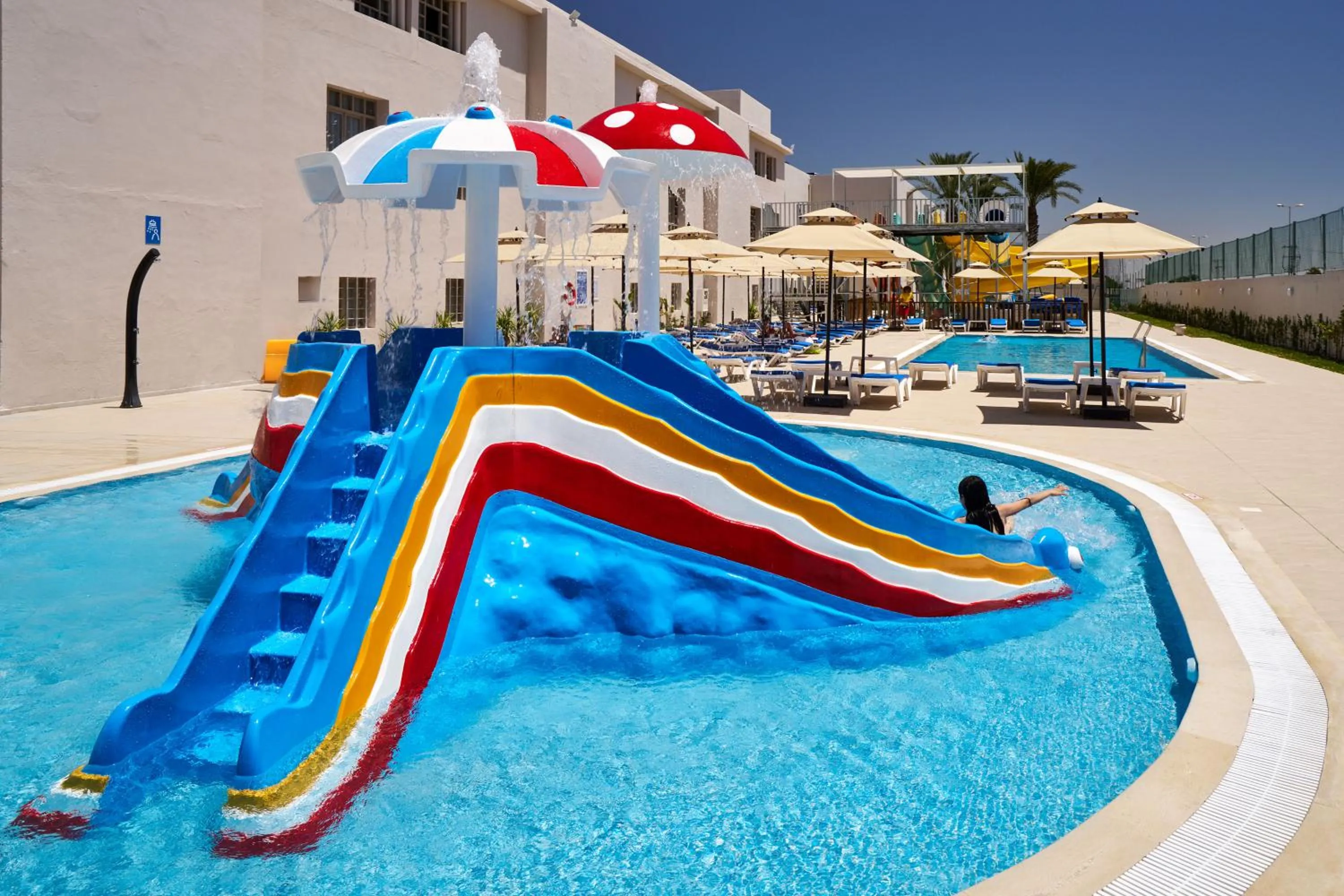 Aqua park in TUI SUNEO Palm Beach Skanes - All Inclusive