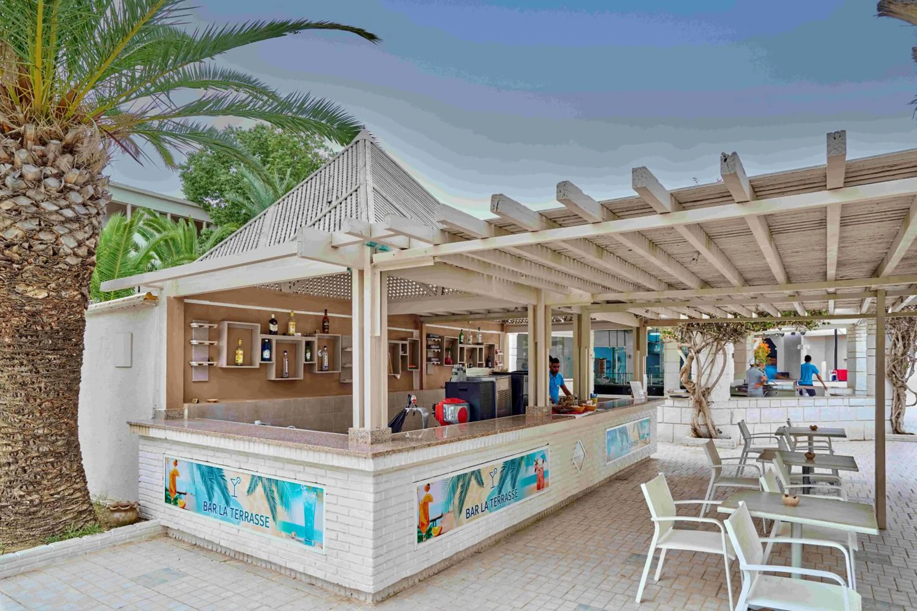 Patio in TUI SUNEO Palm Beach Skanes - All Inclusive